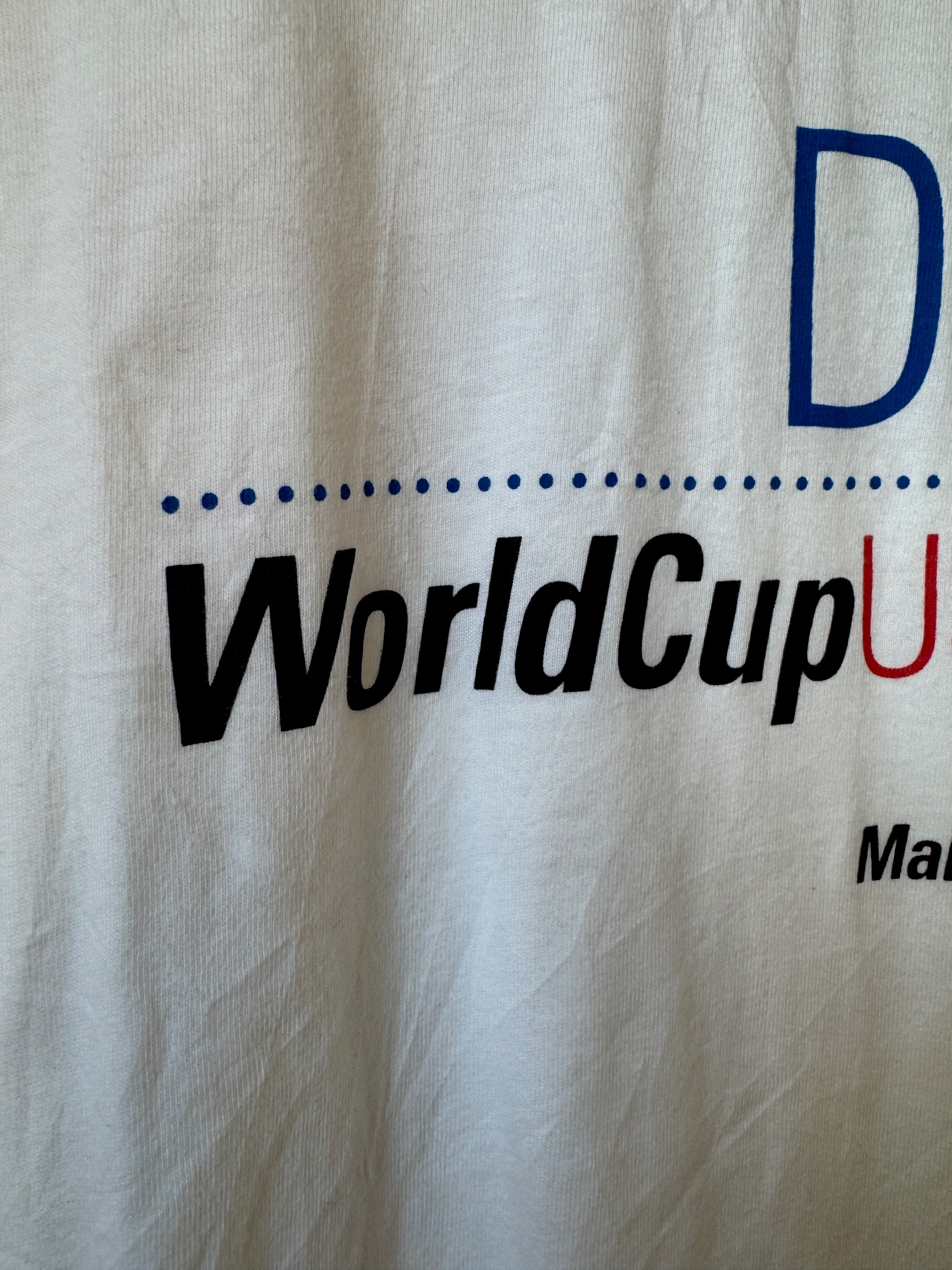 Vintage Detroit 1994 USA World Cup Tee Single Stitch | Retro Screamers