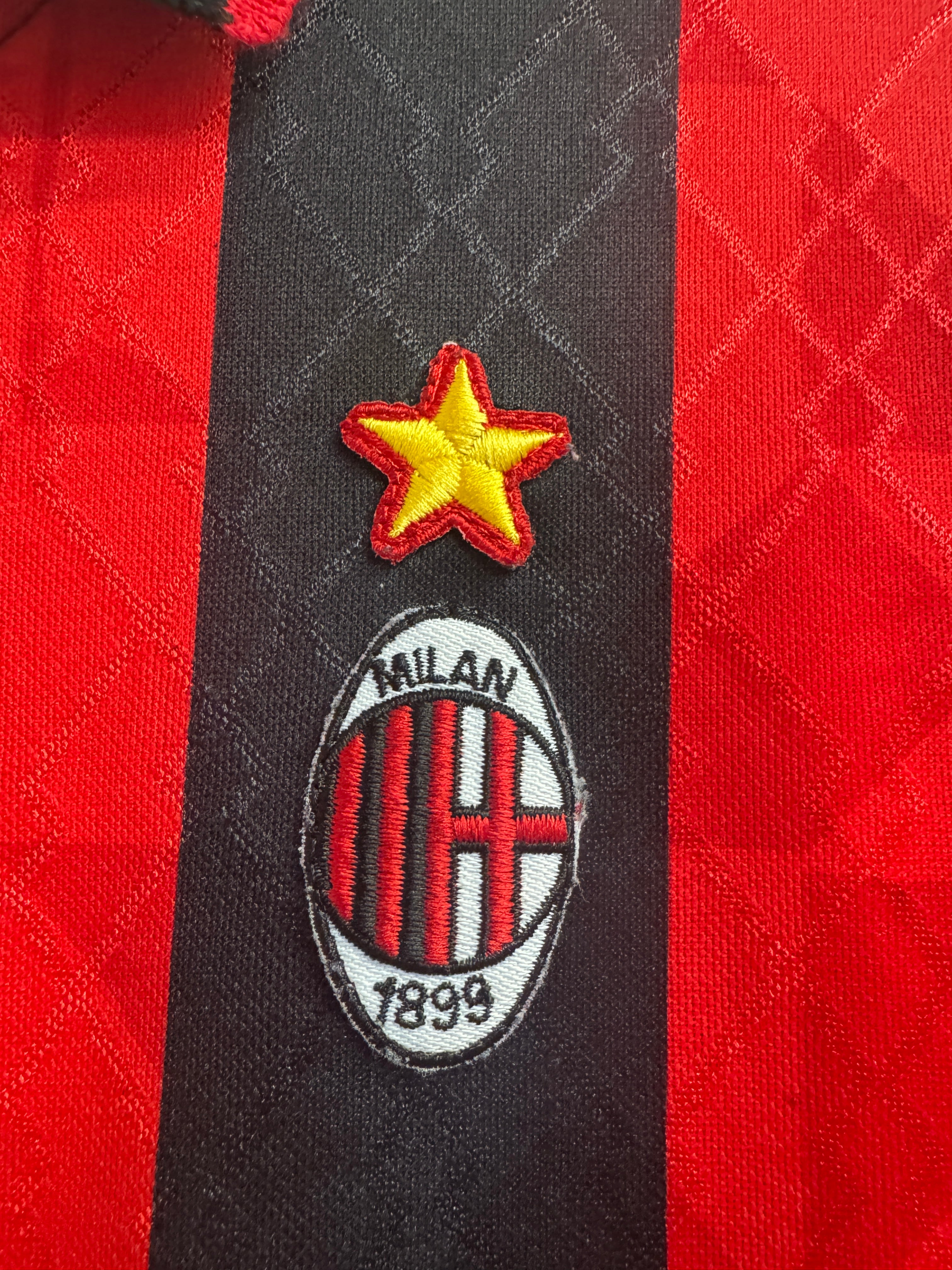 AC Milan 1995 Home Longsleeve Shirt - XL