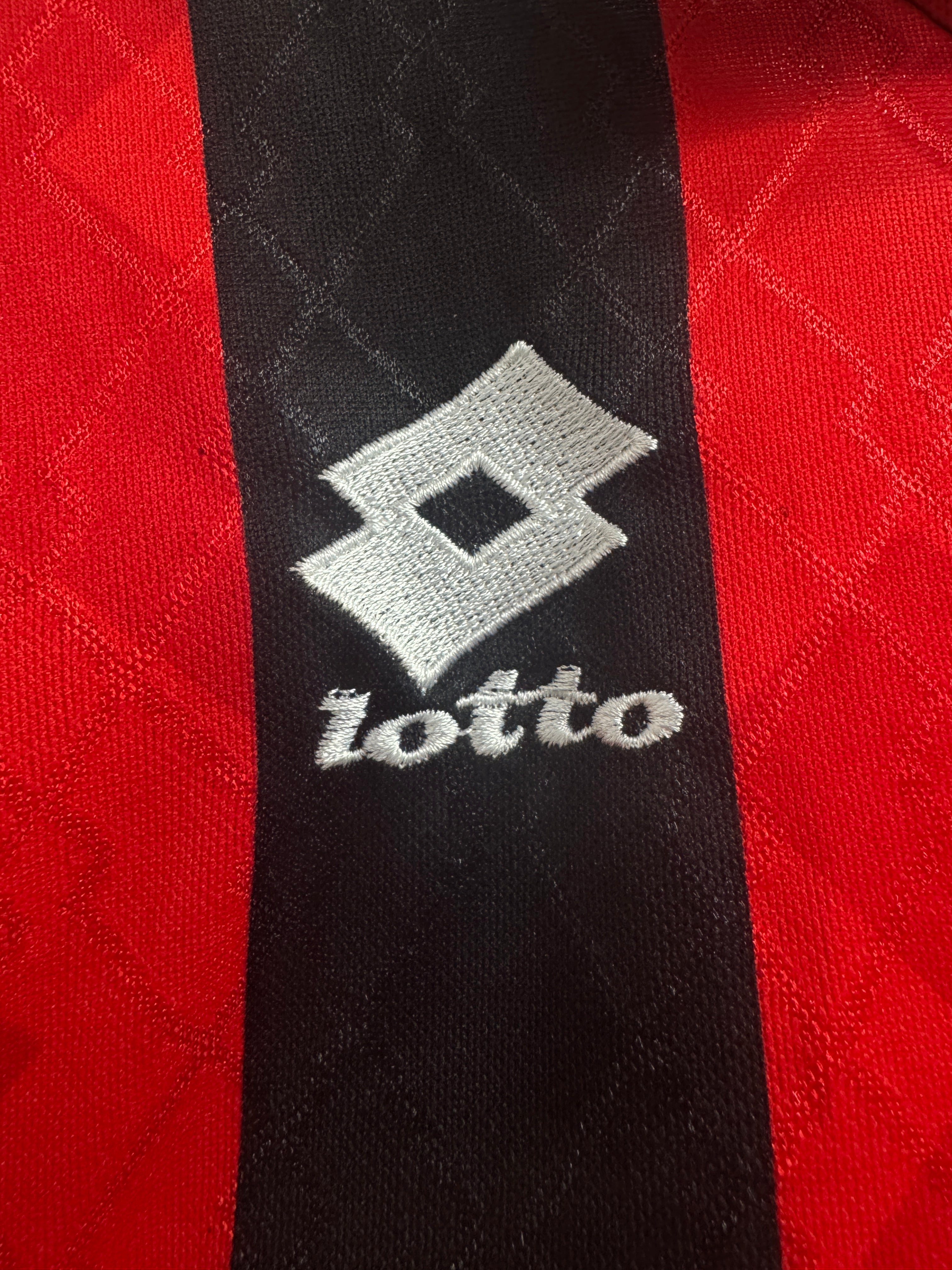 AC Milan 1995 Home Longsleeve Shirt - XL