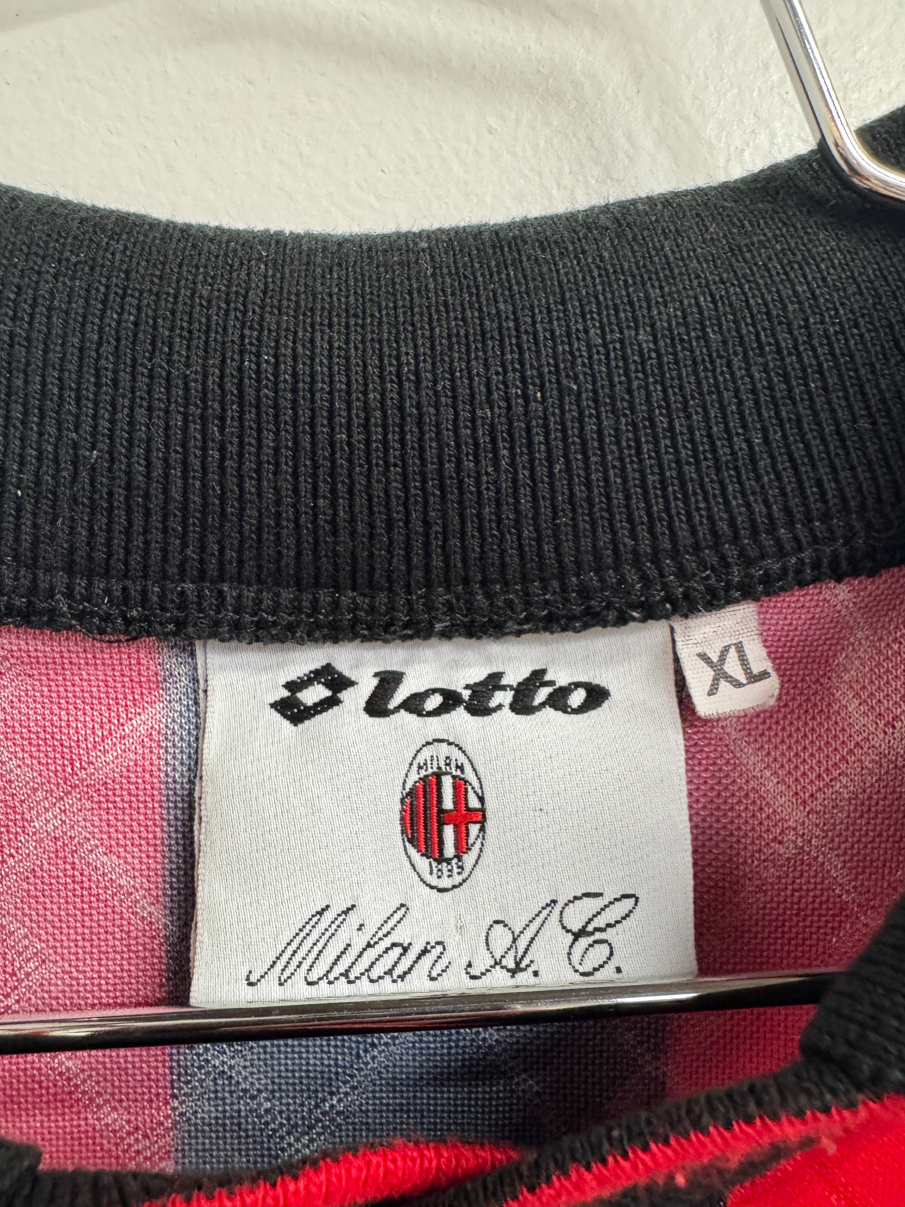 AC Milan 1995 Home Longsleeve Shirt - XL