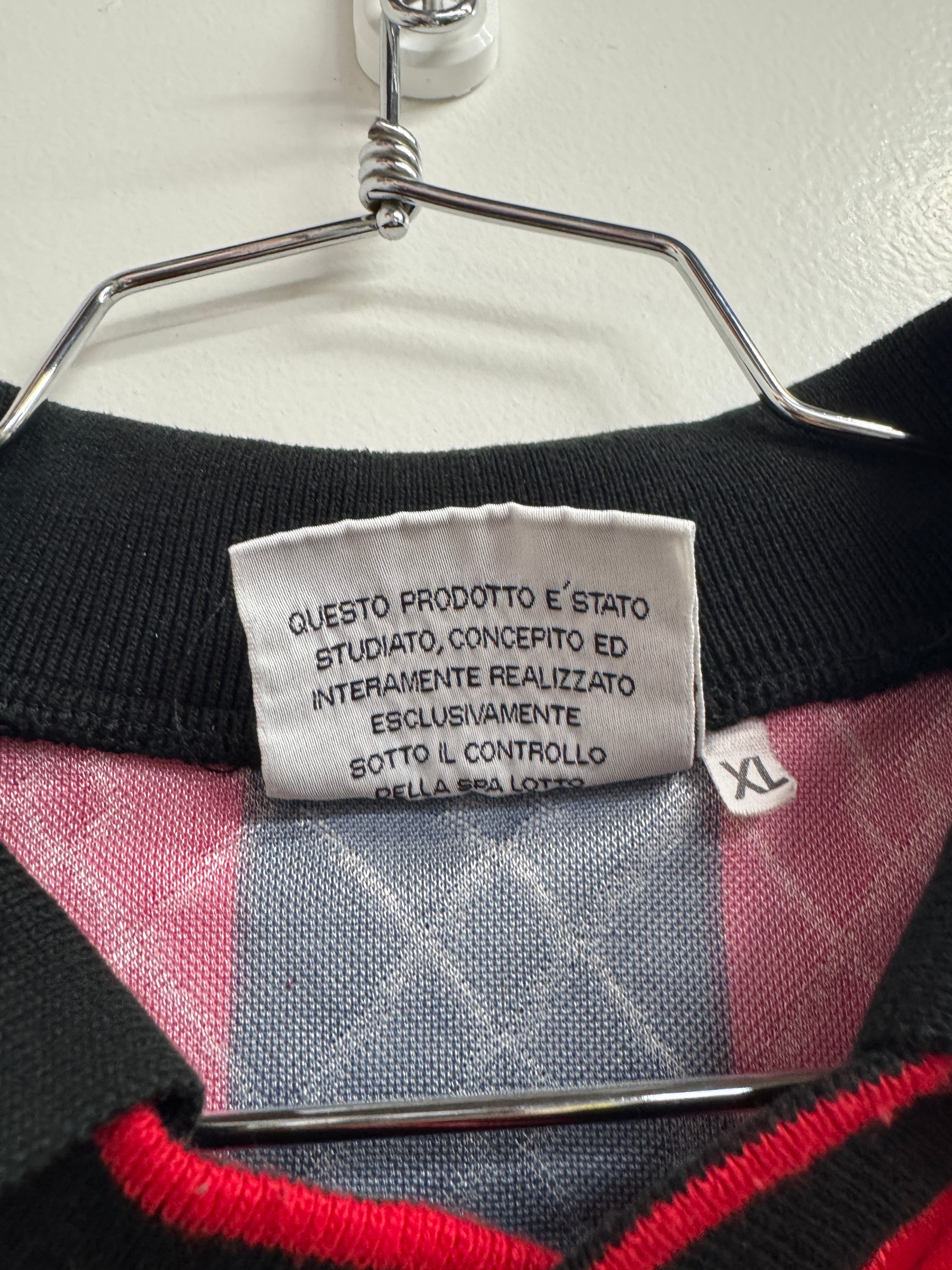 AC Milan 1995 Home Longsleeve Shirt - XL