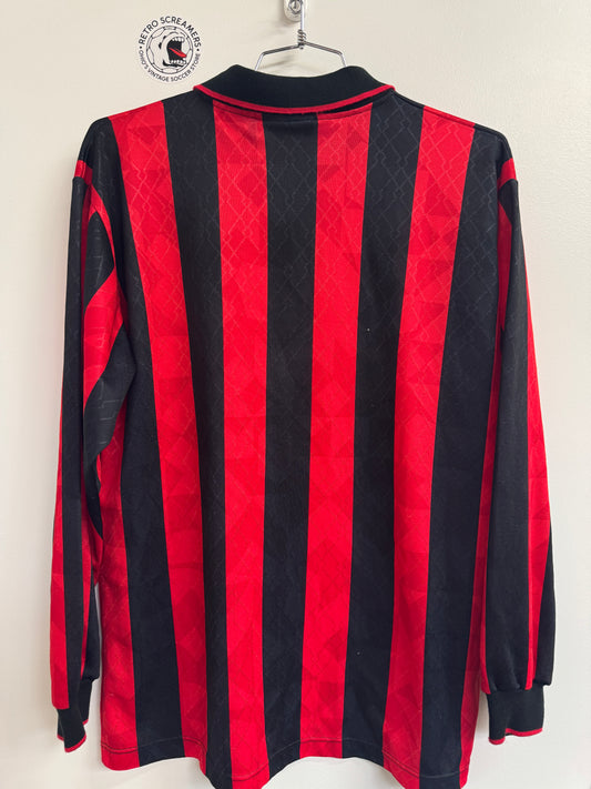AC Milan 1995 Home Longsleeve Shirt - XL