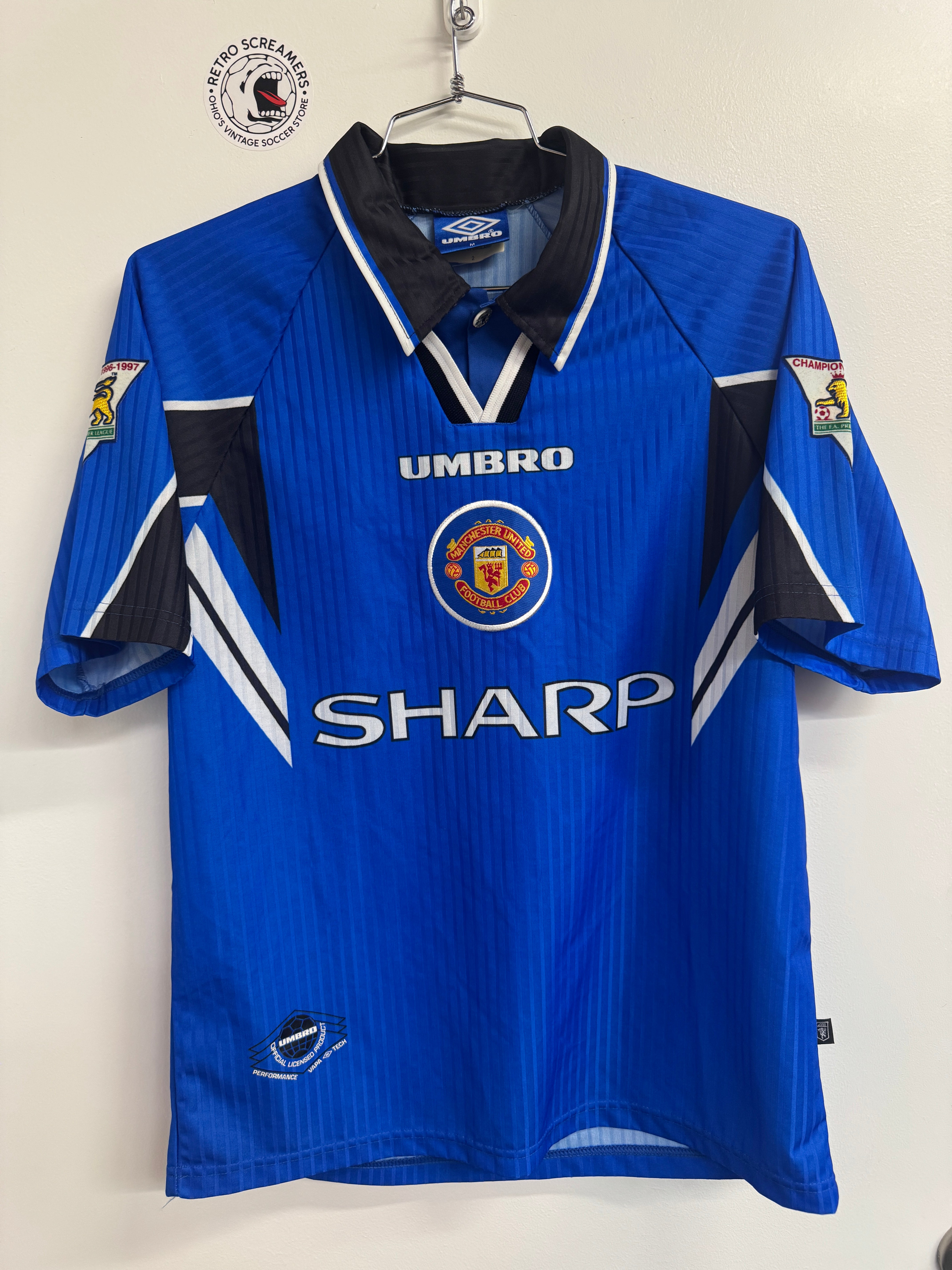 Manchester United 1996 Solskjaer #20 3rd Shirt - M