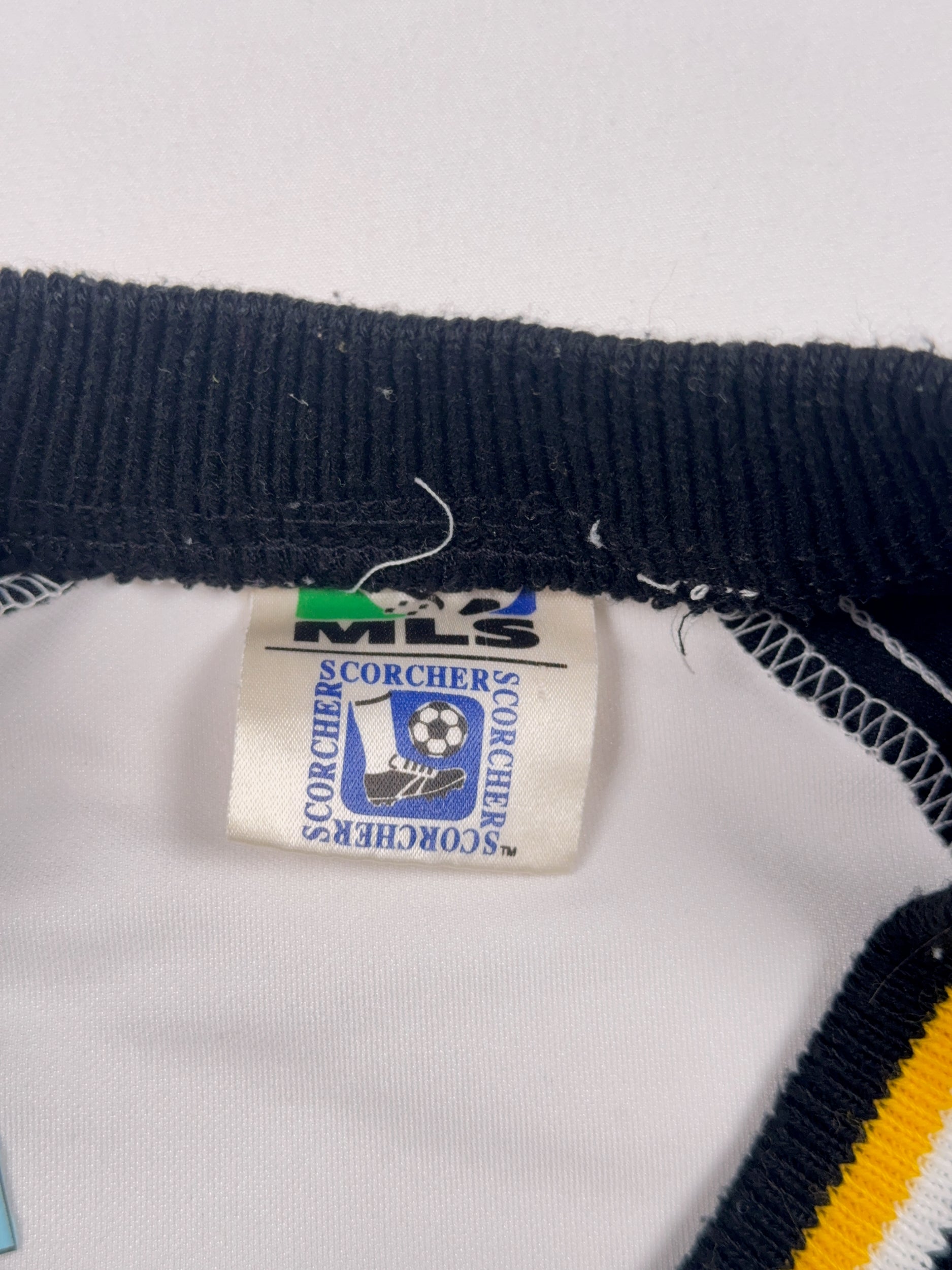 Columbus Crew 90s Scorcher Knitted Sleeves Shirt - M
