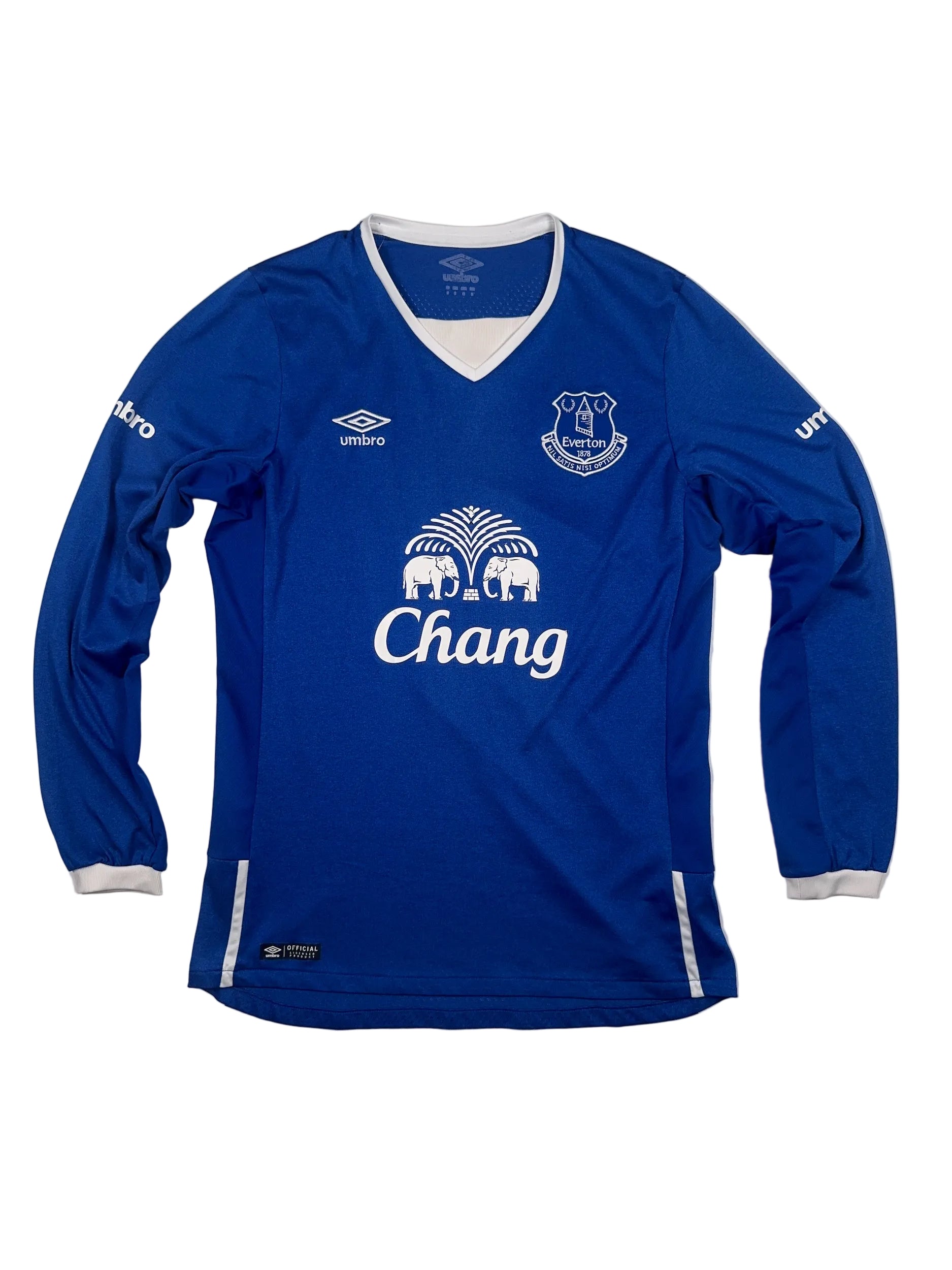 Everton 2015/16 Longsleeve Home Shirt - S