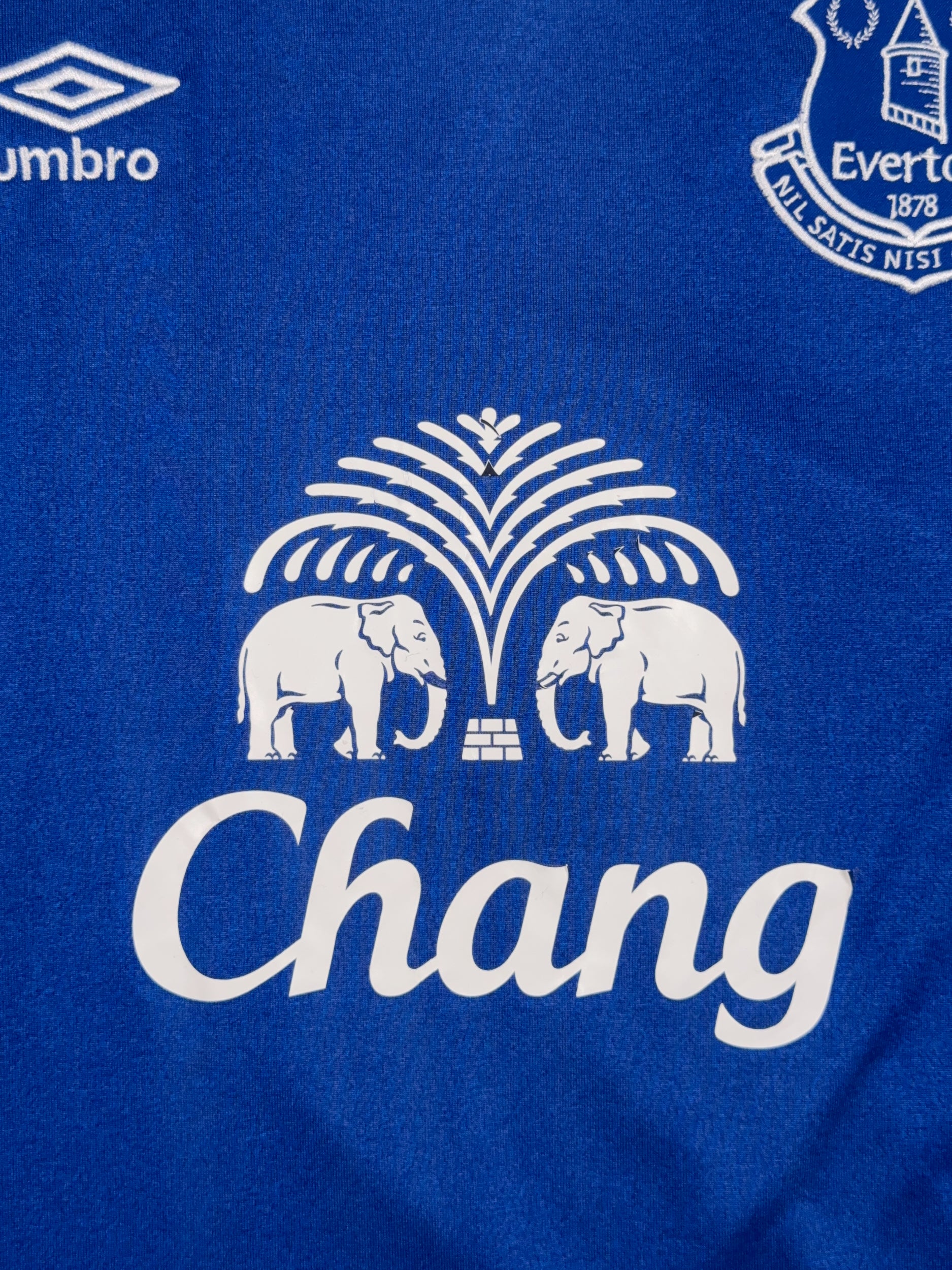 Everton 2015/16 Longsleeve Home Shirt - S