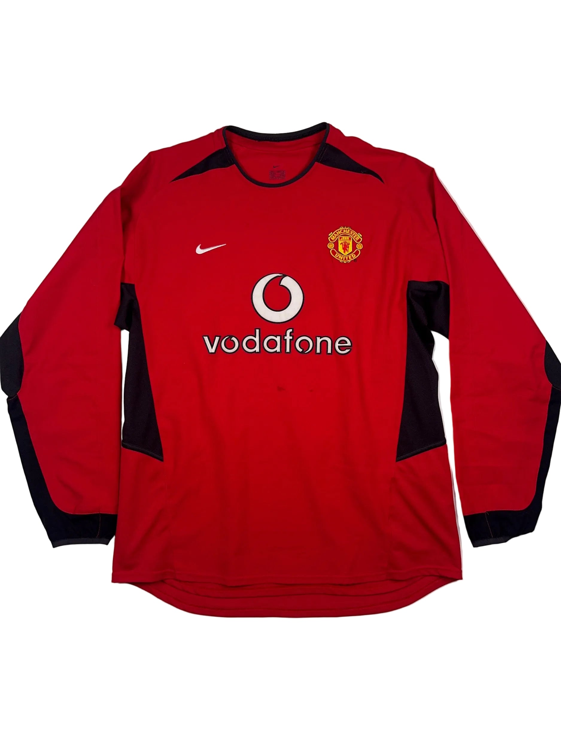 Manchester United 2002/04 Ryan Giggs #11 Longsleeve Home Shirt - L