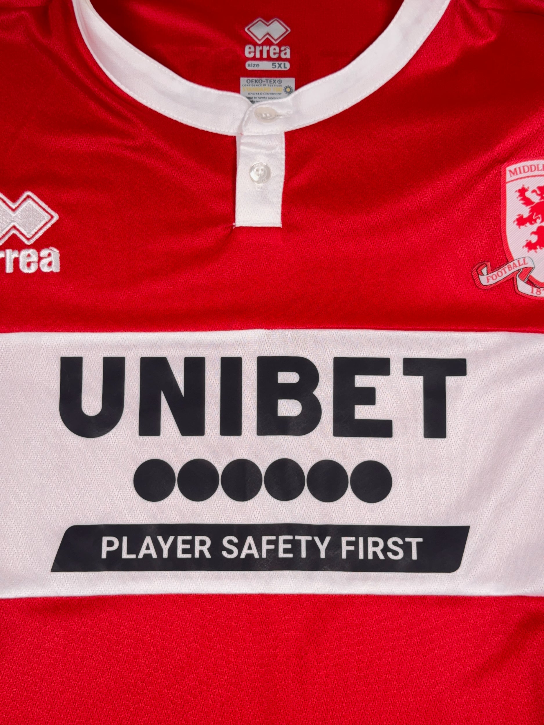Middlesbrough 2022/23 Home Shirt - 5XL