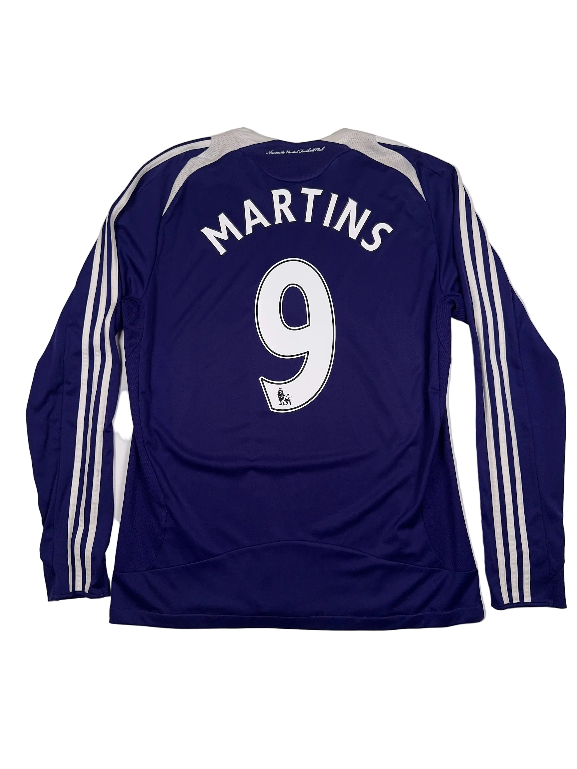 Newcastle United 2008/09 Obafemi Martins #9 Longsleeve Home Shirt - L