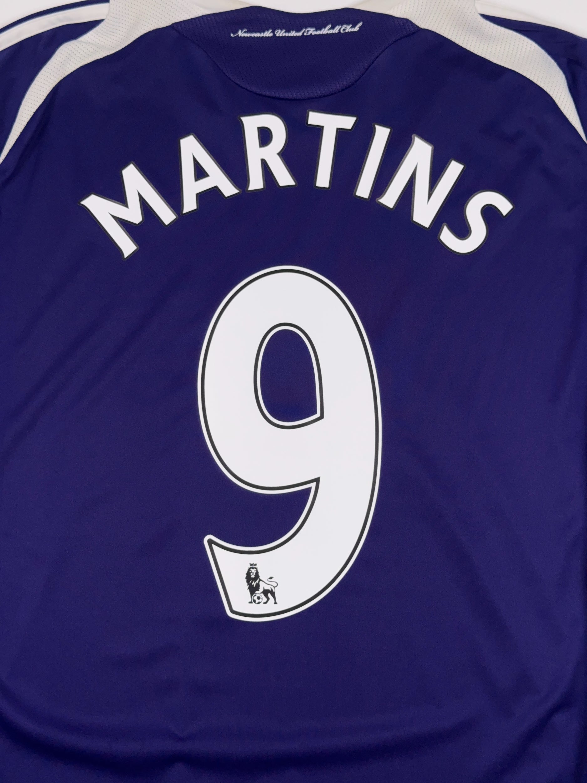Newcastle United 2008/09 Obafemi Martins #9 Longsleeve Home Shirt - L