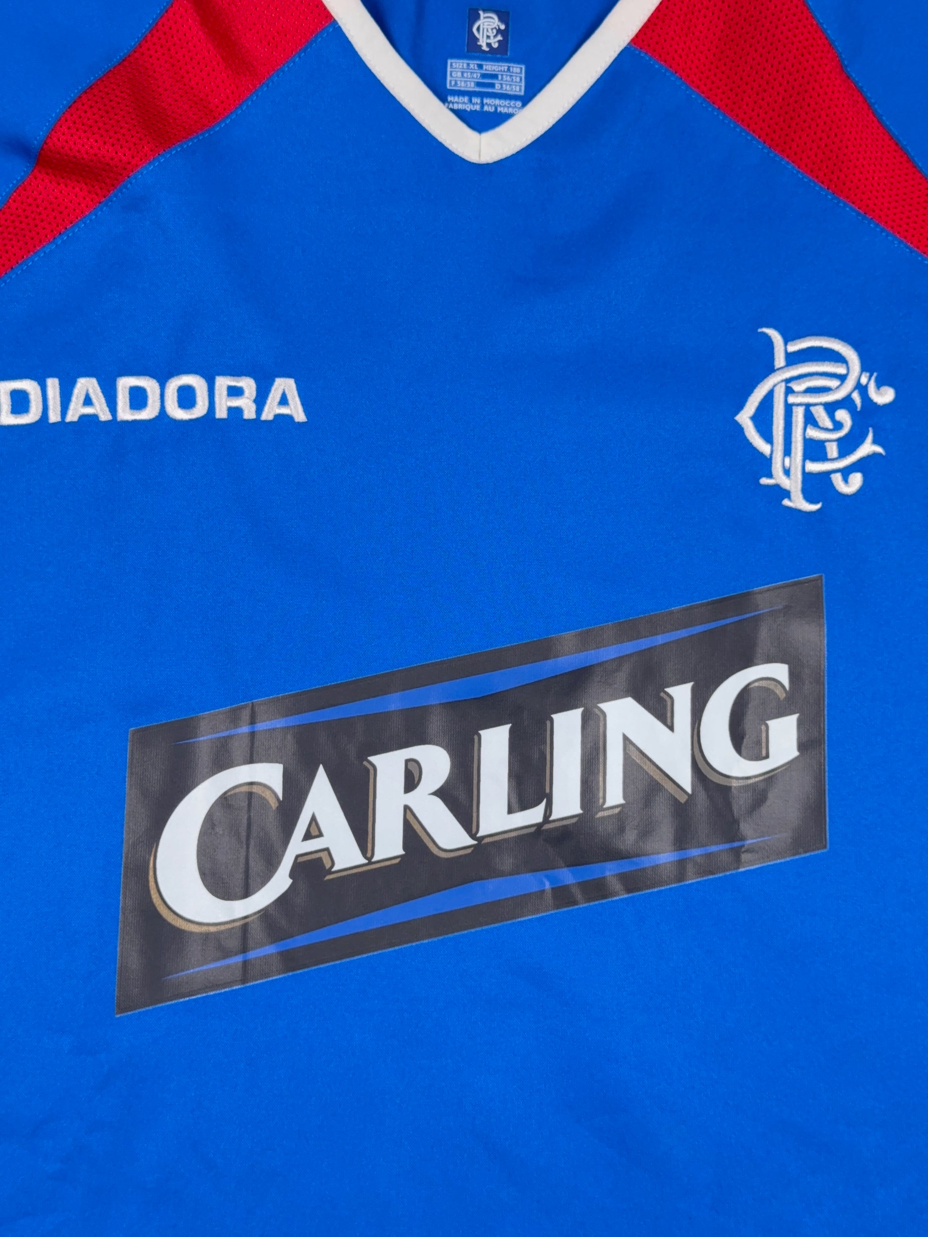 Rangers 2003/05 Home Shirt - XL