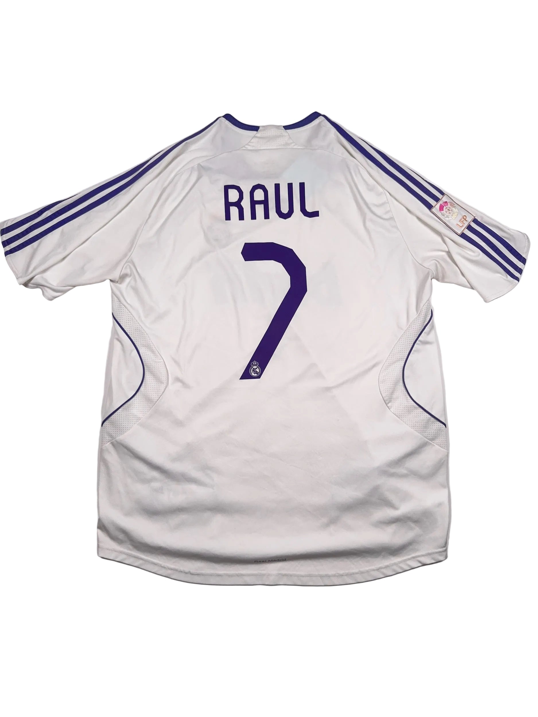 Real Madrid 2007/08 Raul #7 Home Shirt - XL