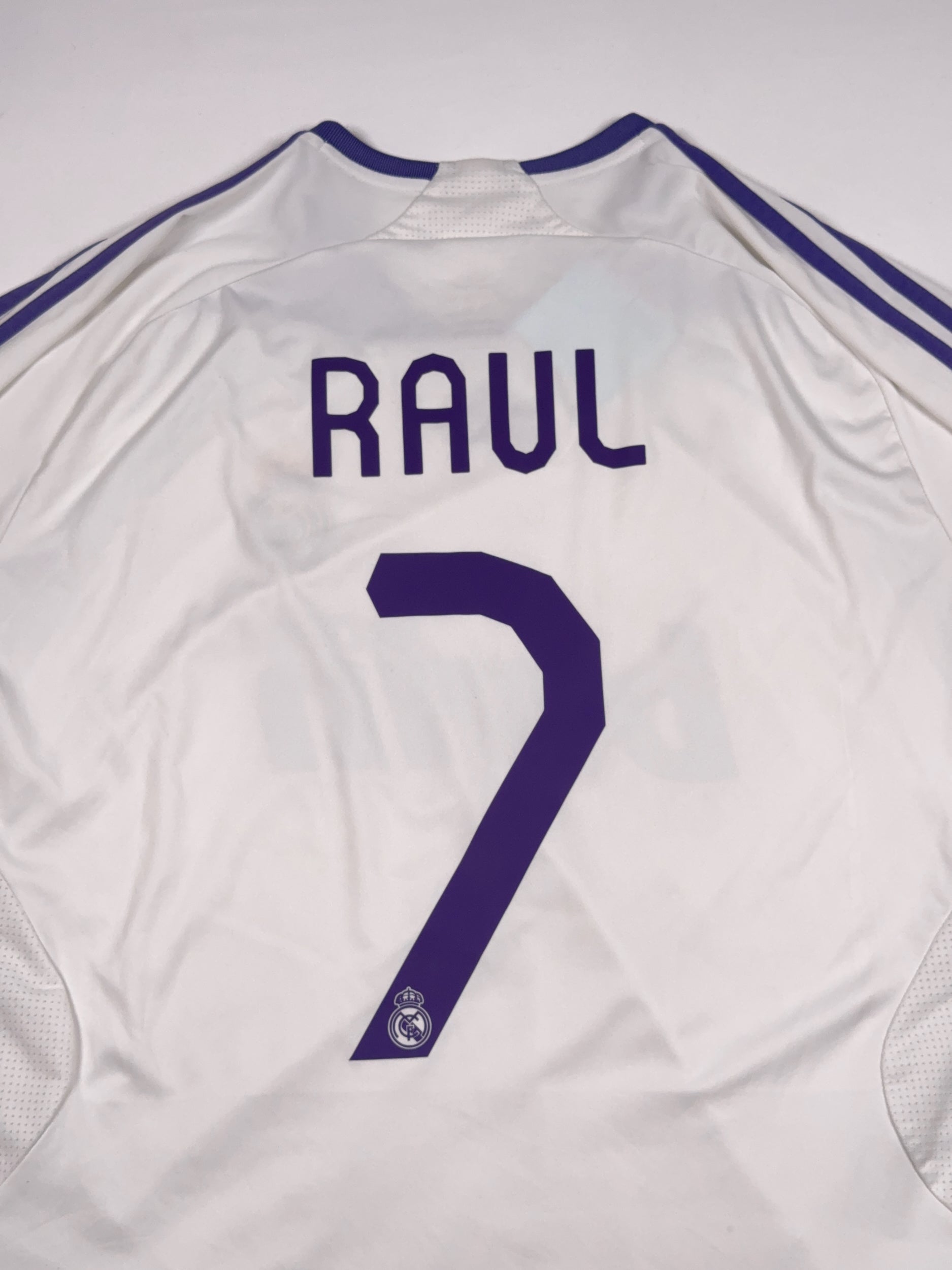 Real Madrid 2007/08 Raul #7 Home Shirt - XL