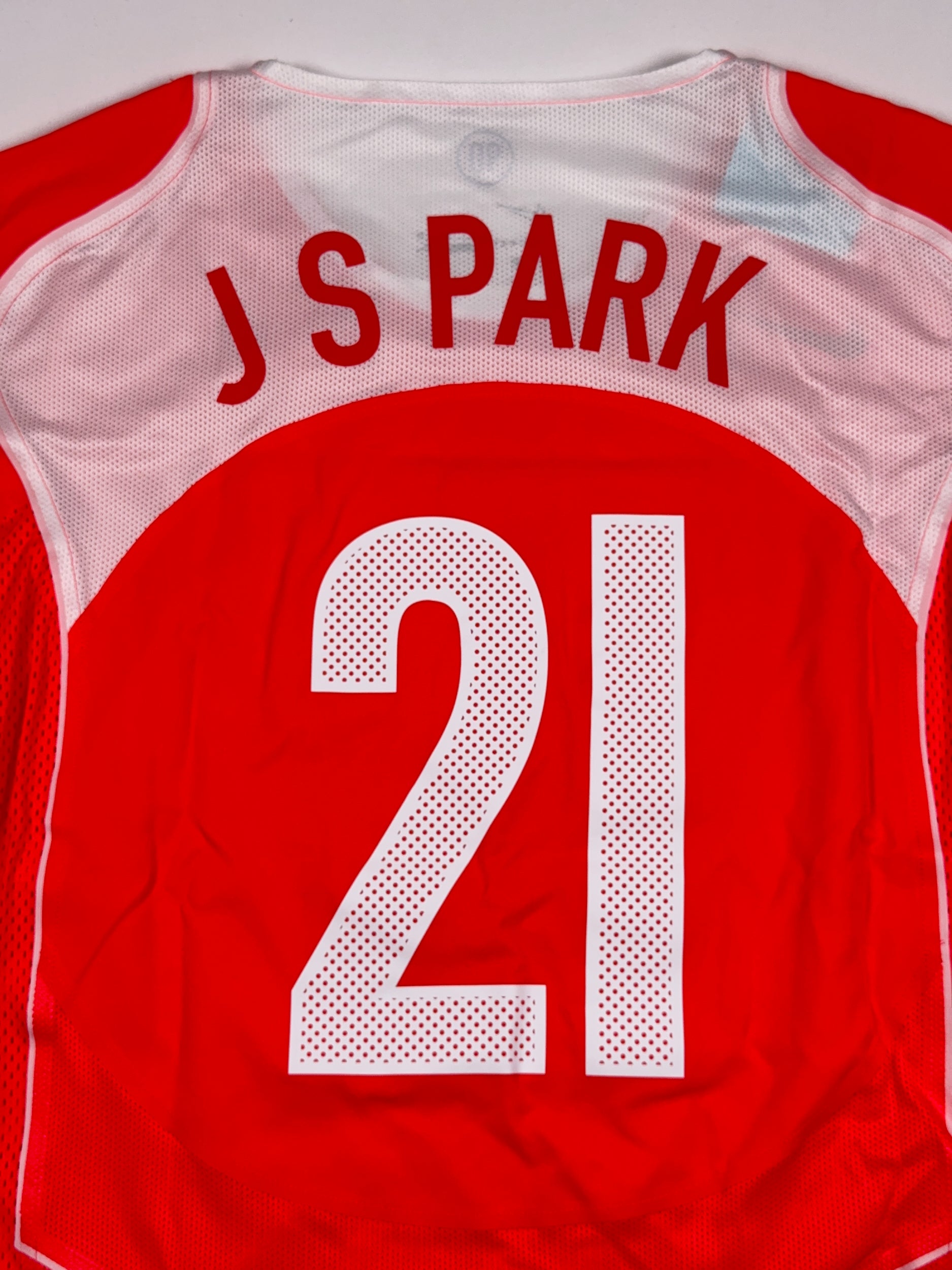 South Korea 2004/05 Park Ji Sung #21 T90 Reissue Home Shirt - XL