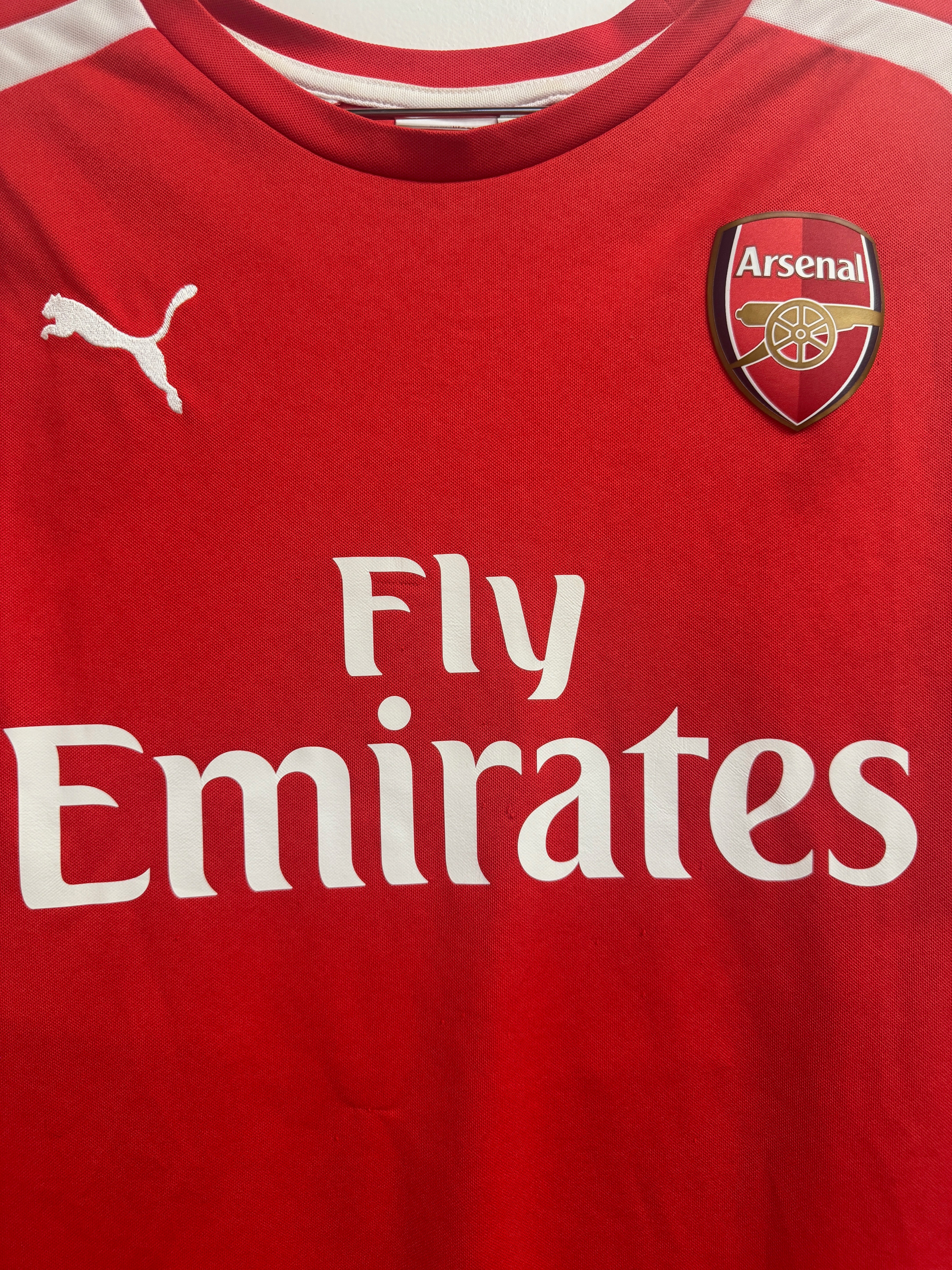 Arsenal 2015 Wilshere #10 Home Shirt - L