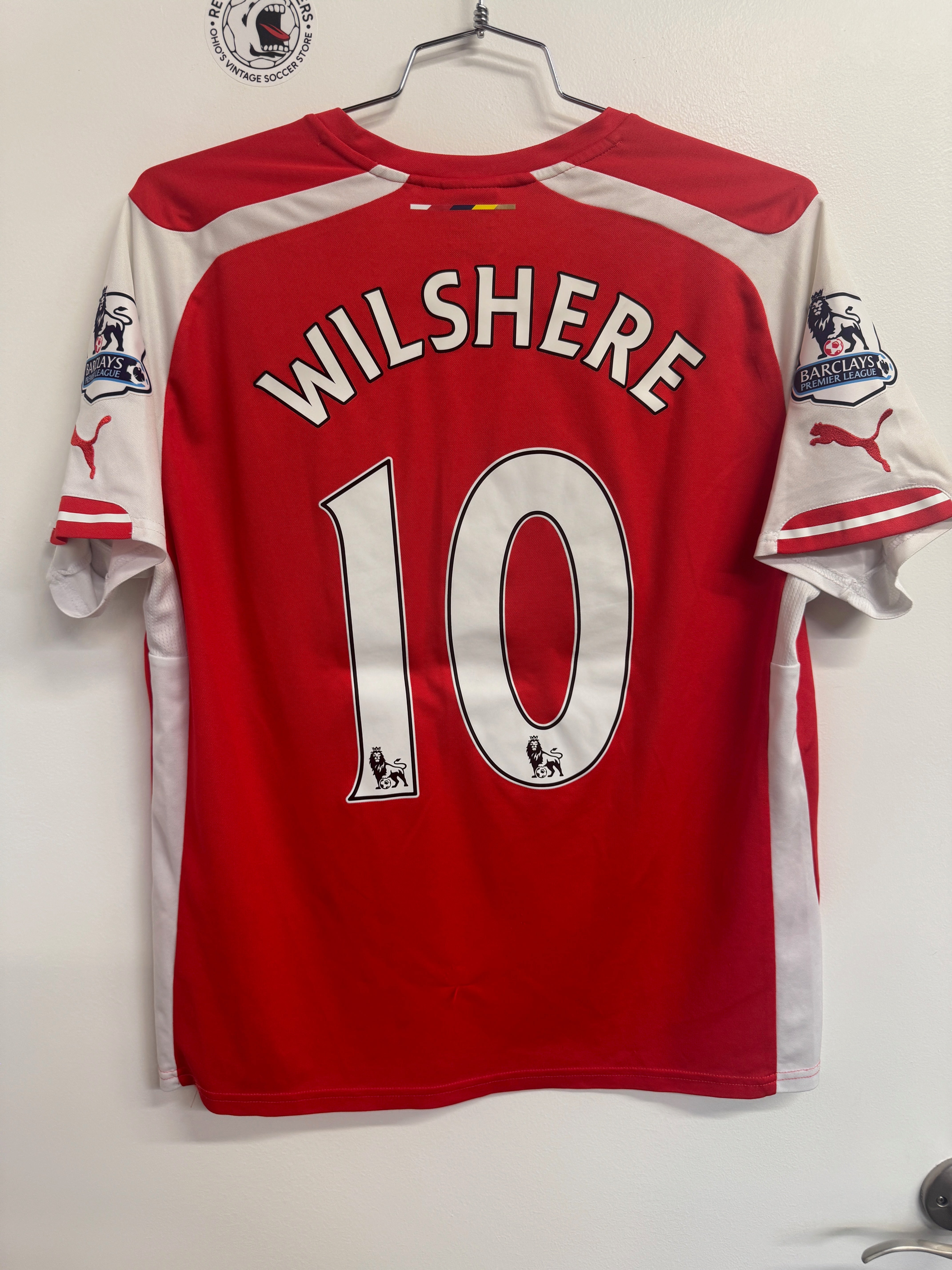 Arsenal 2015 Wilshere #10 Home Shirt - L