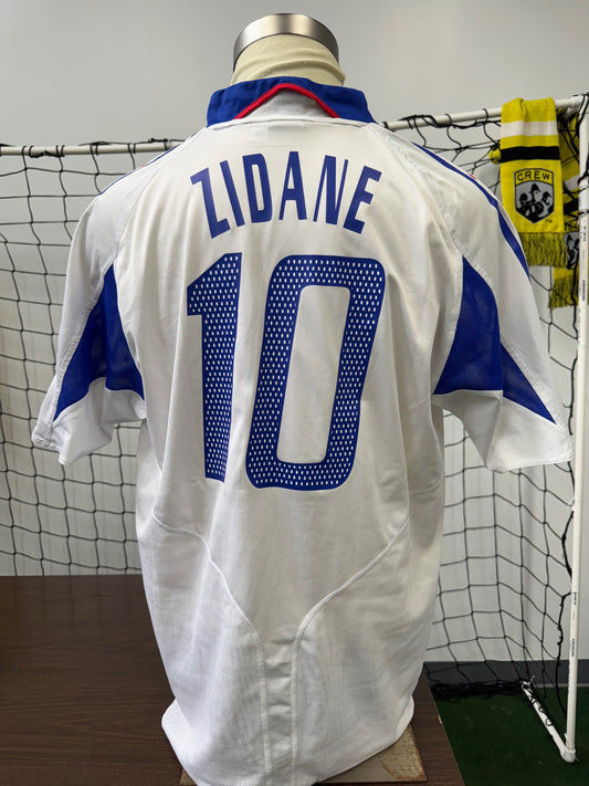 France 2004 Zidane #10 Away - XXL