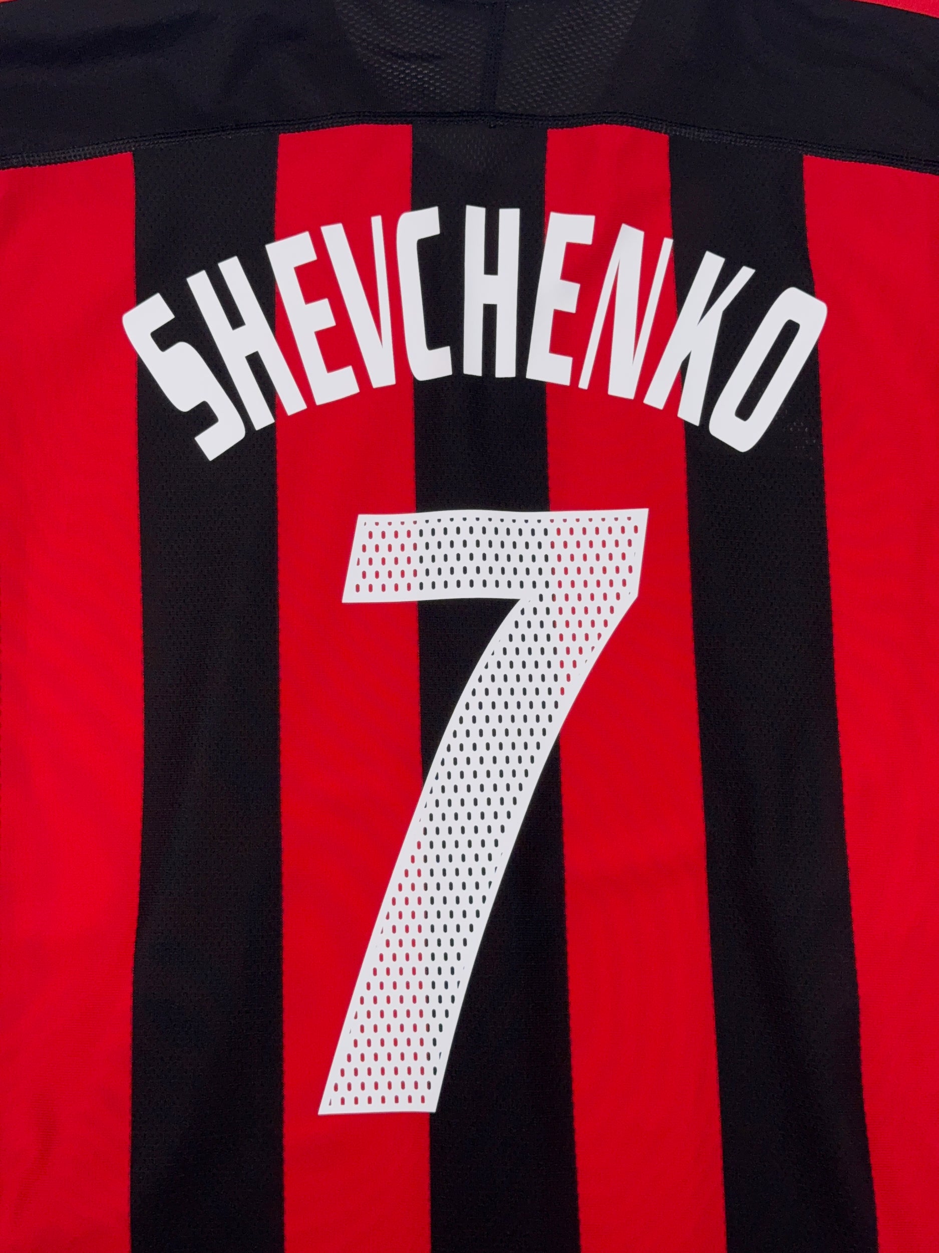 AC Milan 2003/05 Andriy Shevchenko #7 Home Shirt - XL