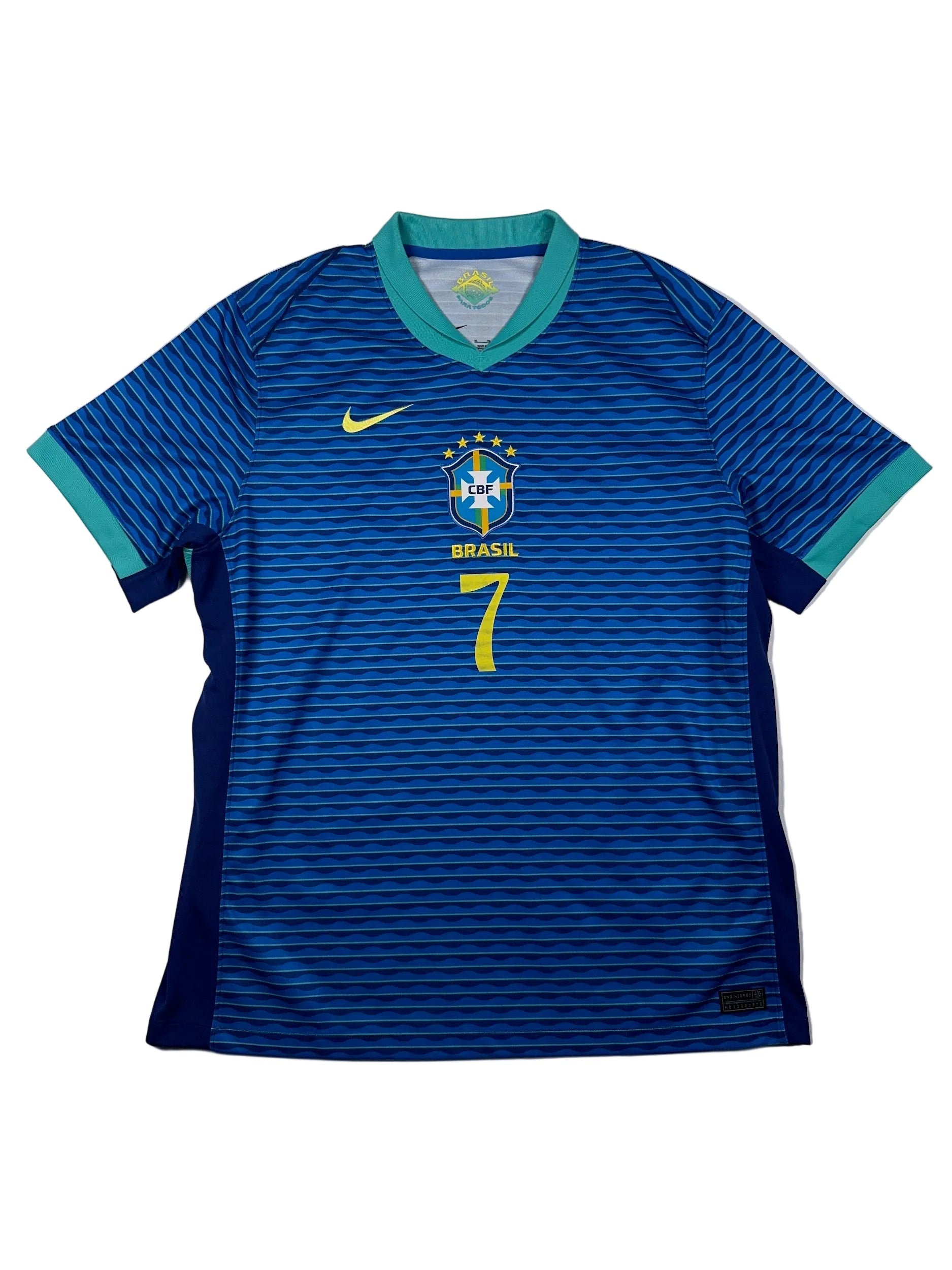 Brazil 2024/25 Vinicius Jr #7 Away Shirt - XL