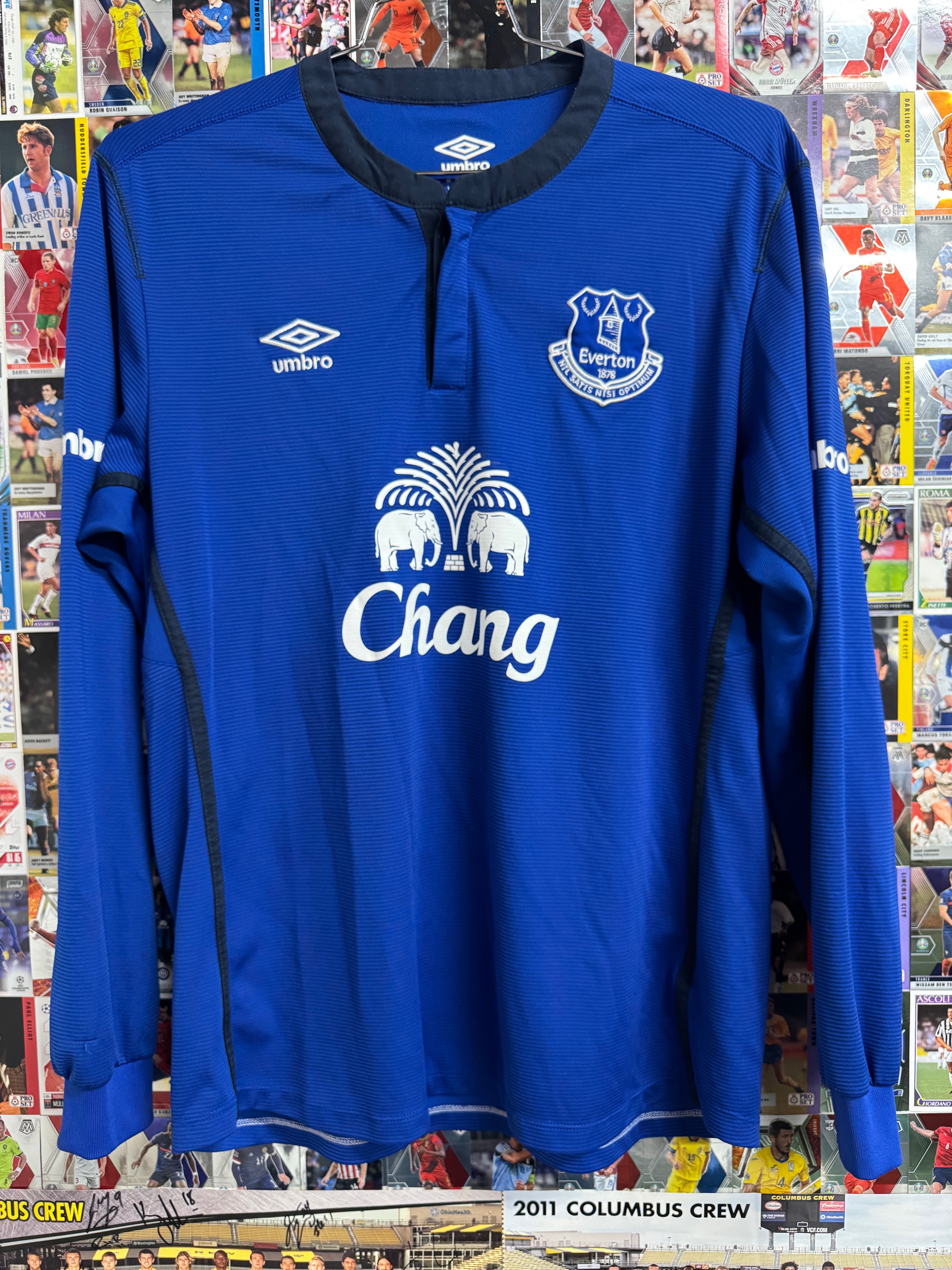 Everton 2014/15 Romelu Lukaku #10 Away Longsleeve Shirt | Retro Screamers