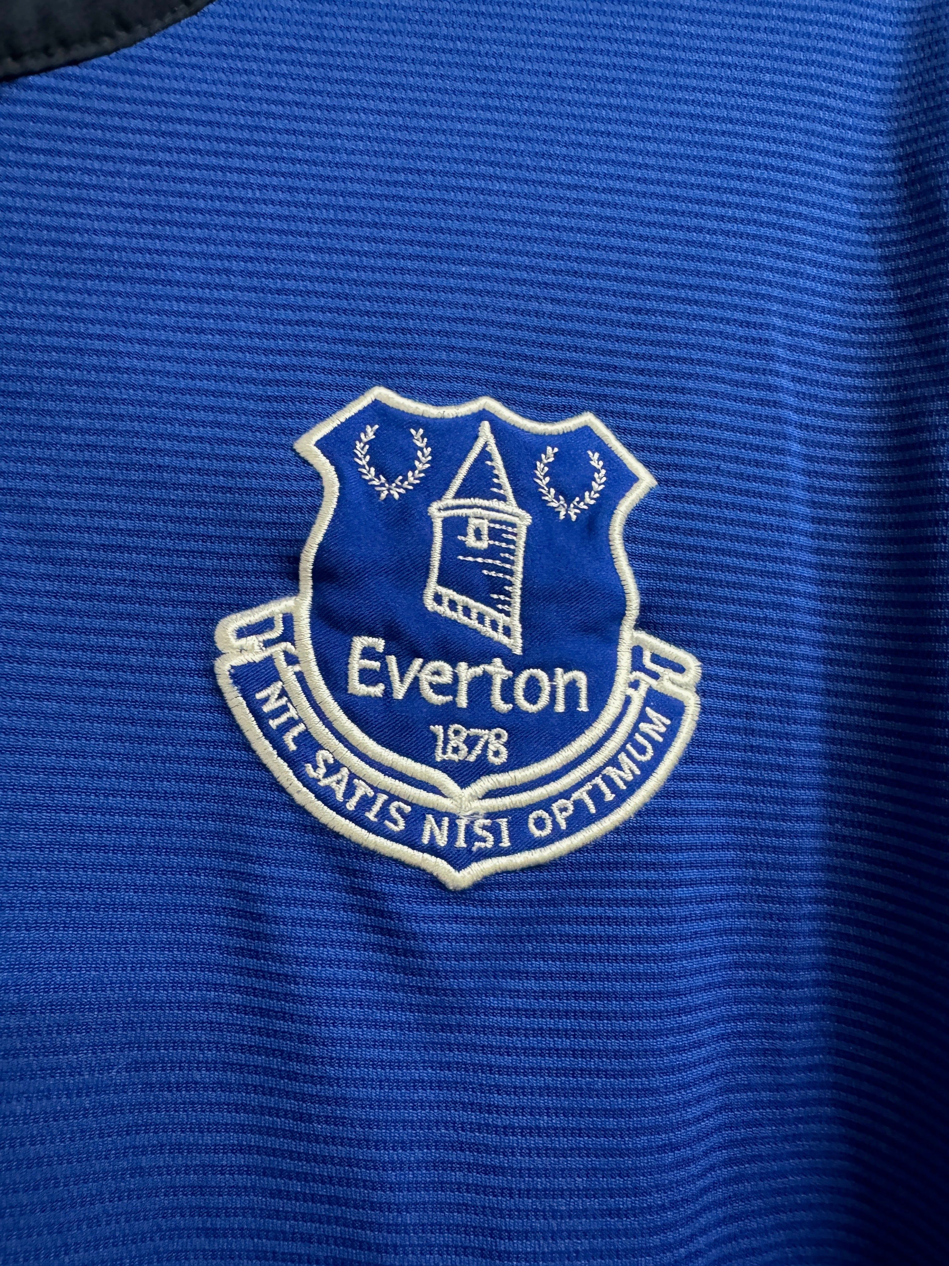 Everton 2014/15 Romelu Lukaku #10 Away Longsleeve Shirt | Retro Screamers