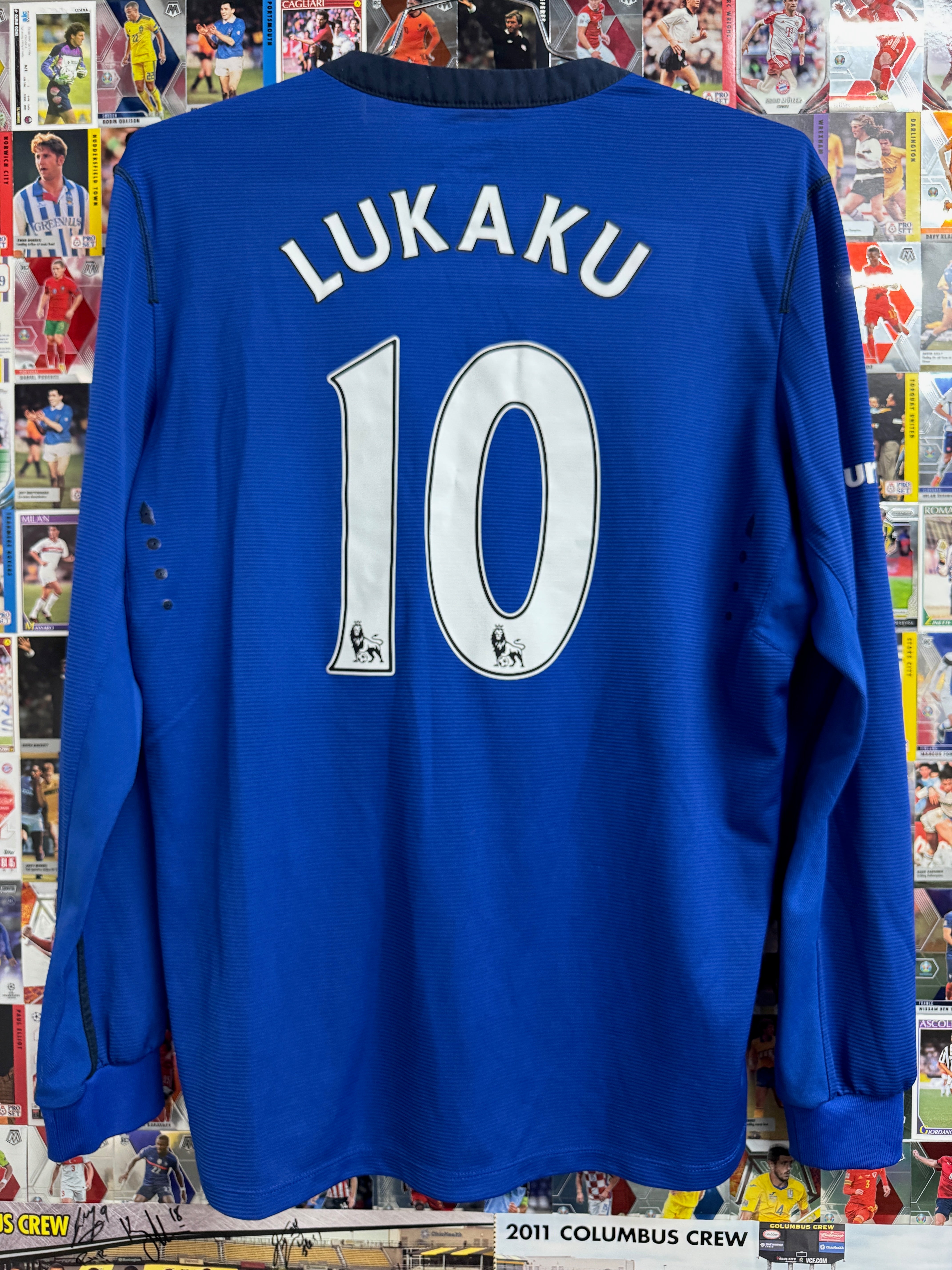 Everton 2014/15 Romelu Lukaku #10 Away Longsleeve Shirt | Retro Screamers