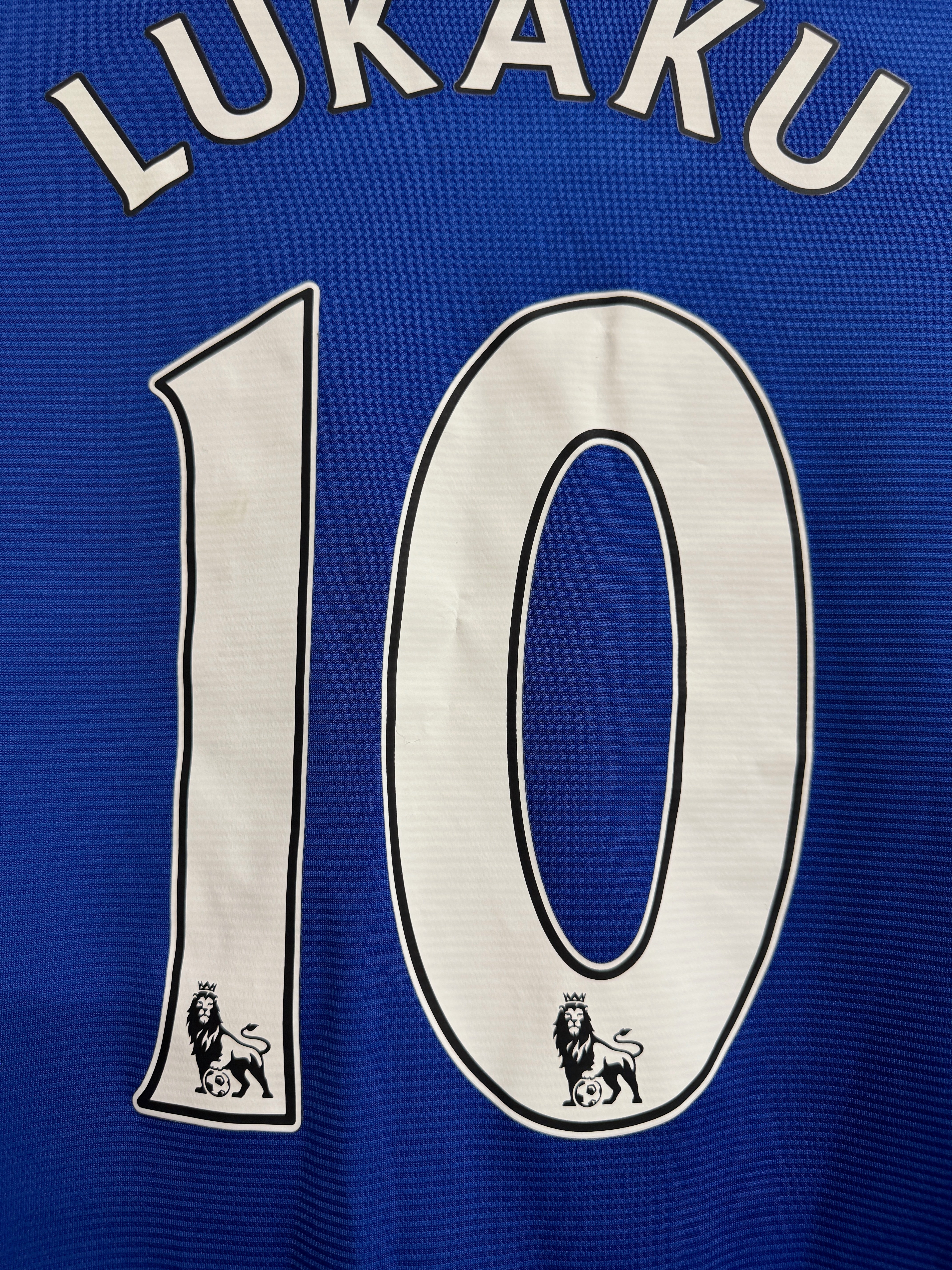 Everton 2014/15 Romelu Lukaku #10 Away Longsleeve Shirt | Retro Screamers