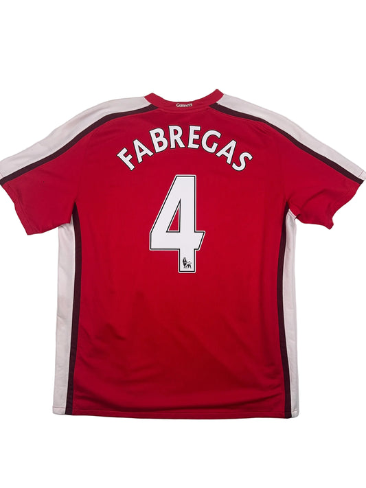 Arsenal 2008/10 Cesc Fabregas #4 Home Shirt - XL