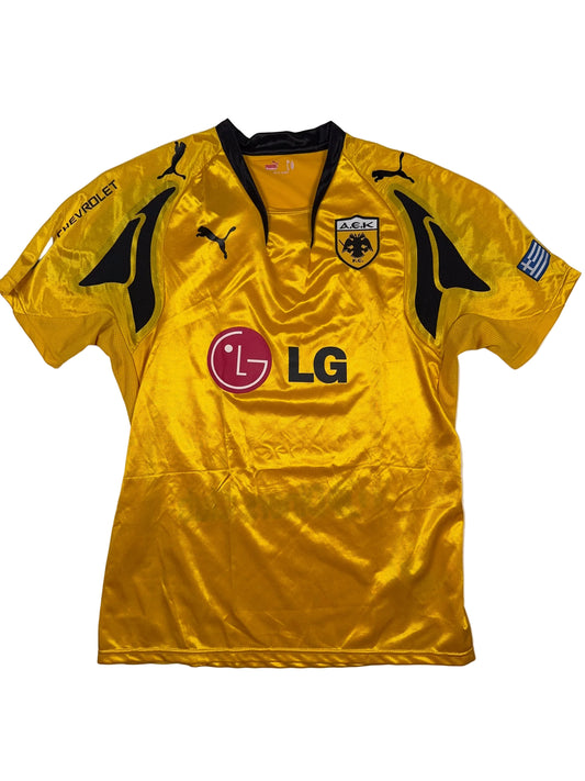 AEK Athens 2007/08 Home Shirt - L