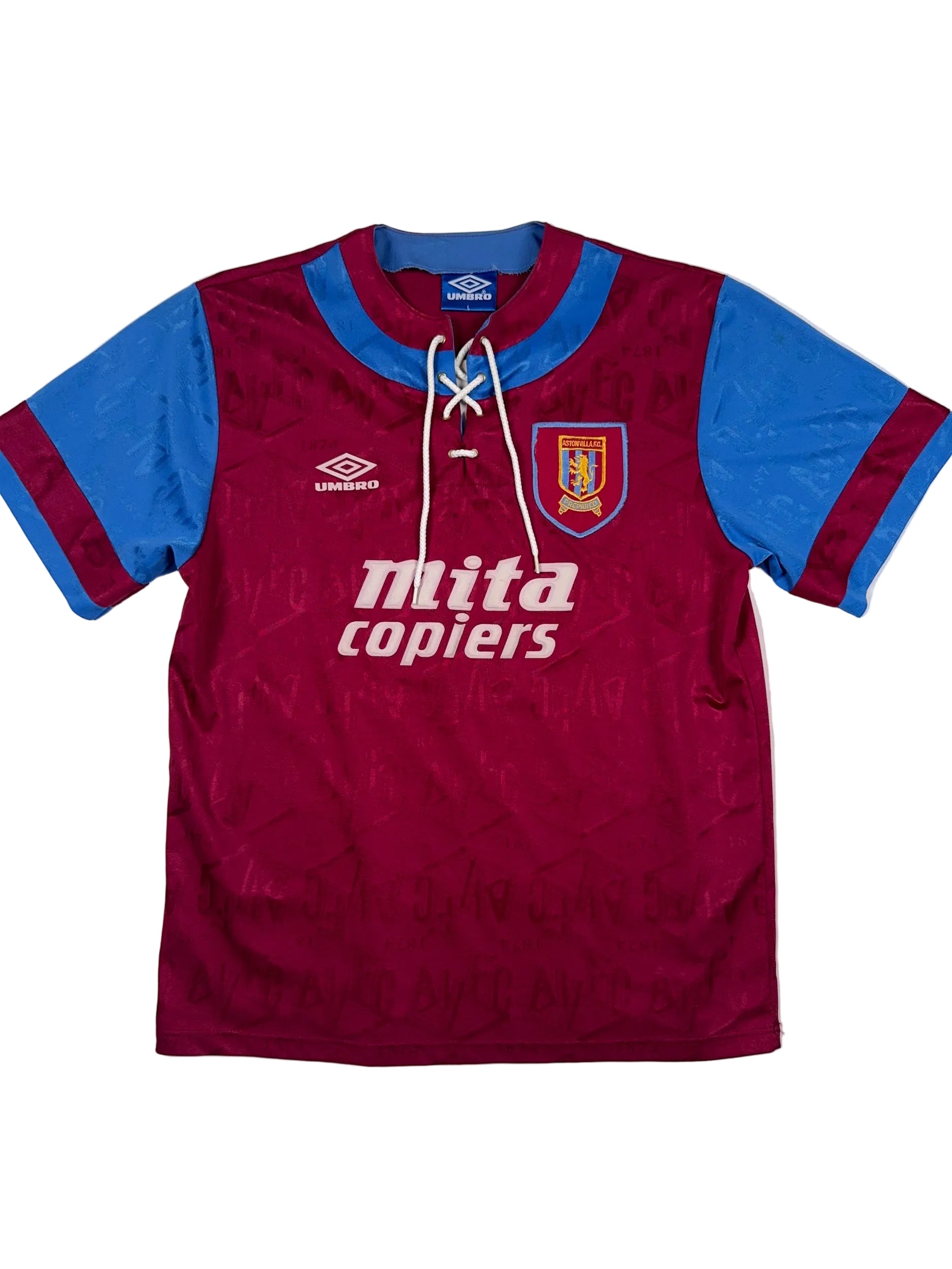 Aston Villa 1992/93 Home Shirt - L