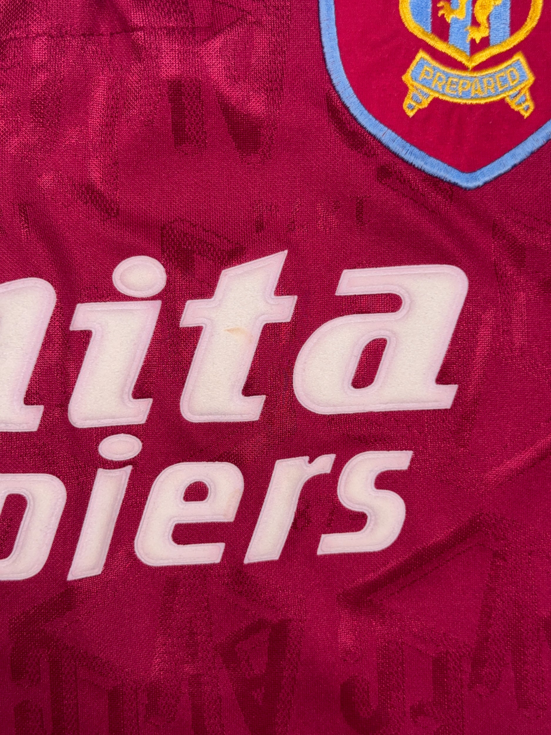 Aston Villa 1992/93 Home Shirt - L