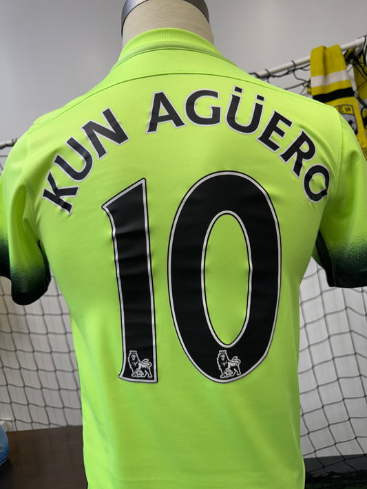 Manchester City 2015 Aguero #10 3rd - S