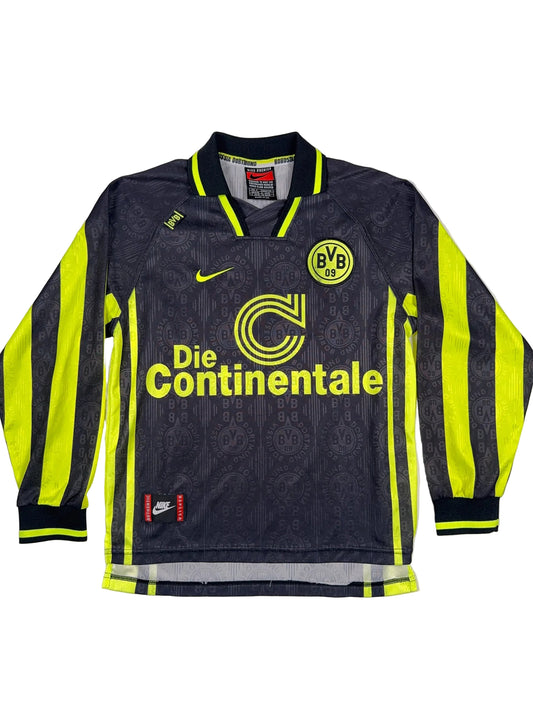 Borussia Dortmund 1995/96 Home Longsleeve Shirt - S