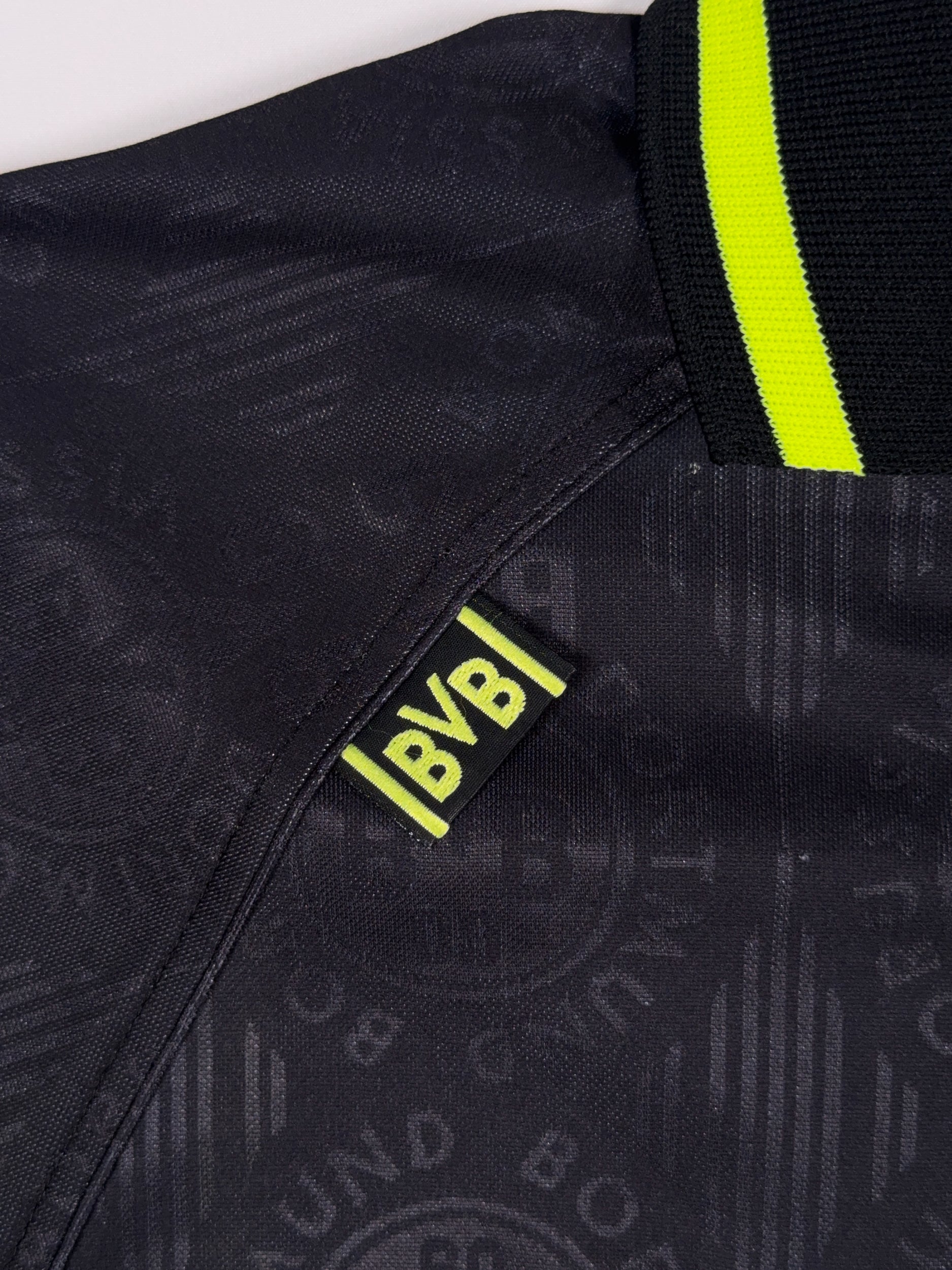 Borussia Dortmund 1995/96 Home Longsleeve Shirt - S