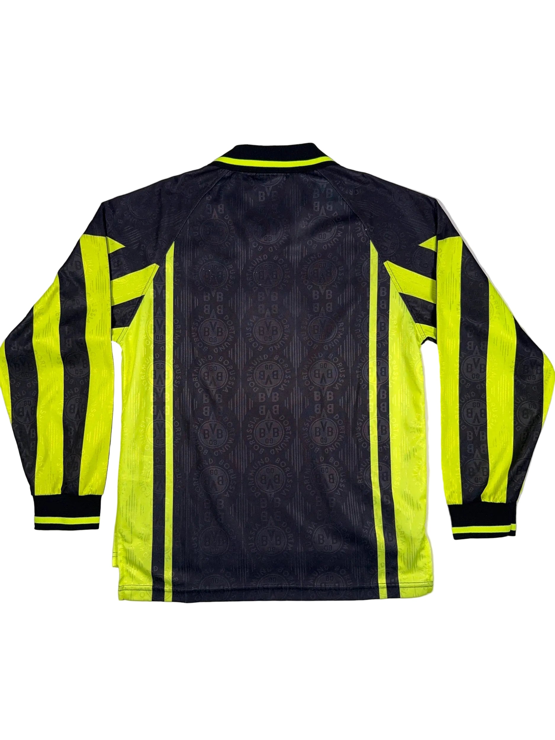 Borussia Dortmund 1995/96 Home Longsleeve Shirt - S
