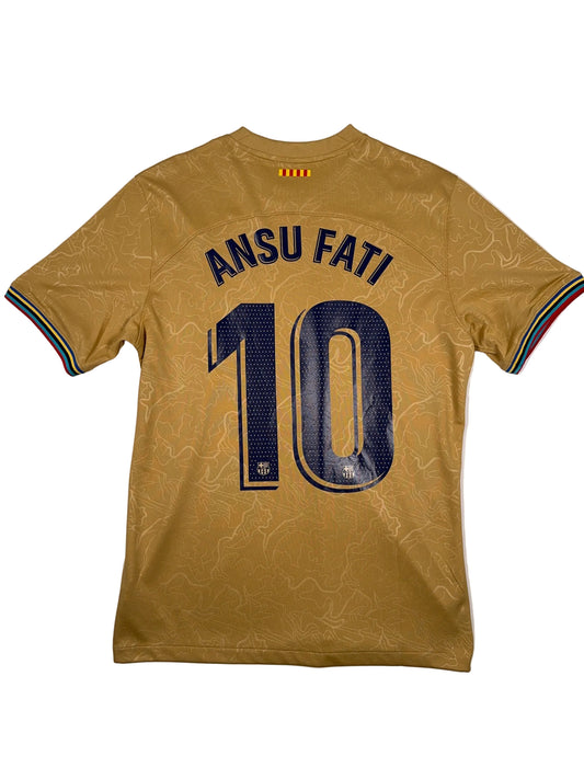 Barcelona 2022/23 Ansu Fati #10 Away Shirt - M