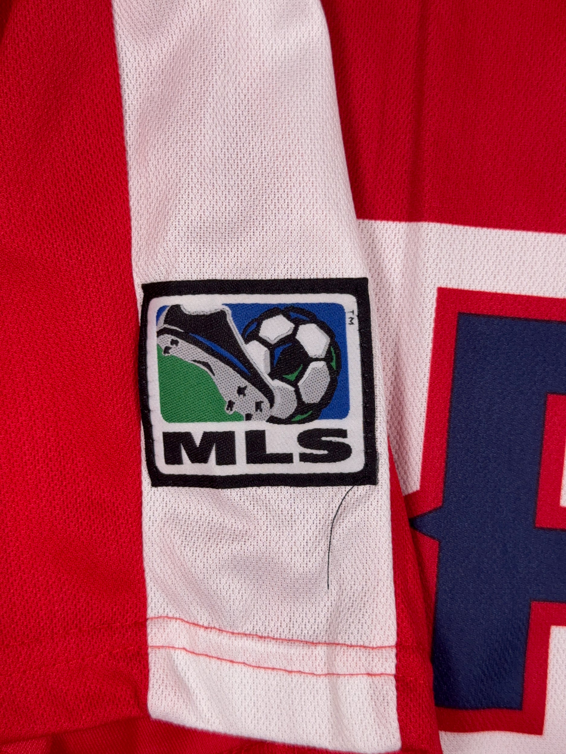 Chicago Fire 2003/05 Damani Ralph #8 Signed Match Issue Home Shirt - XL