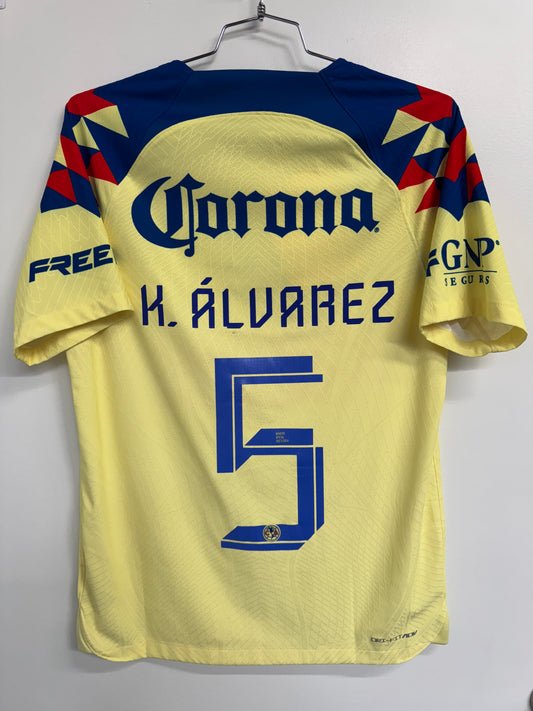 Club America 2023 Dri-Fit ADV Alvarez #5 Home - M