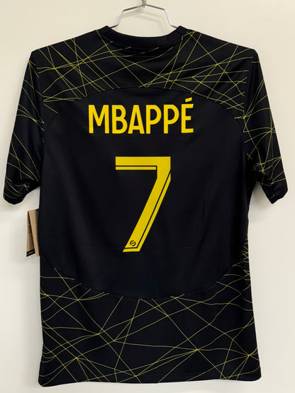 PSG 2023 Mbappe #7 4th shirt BNWT - M