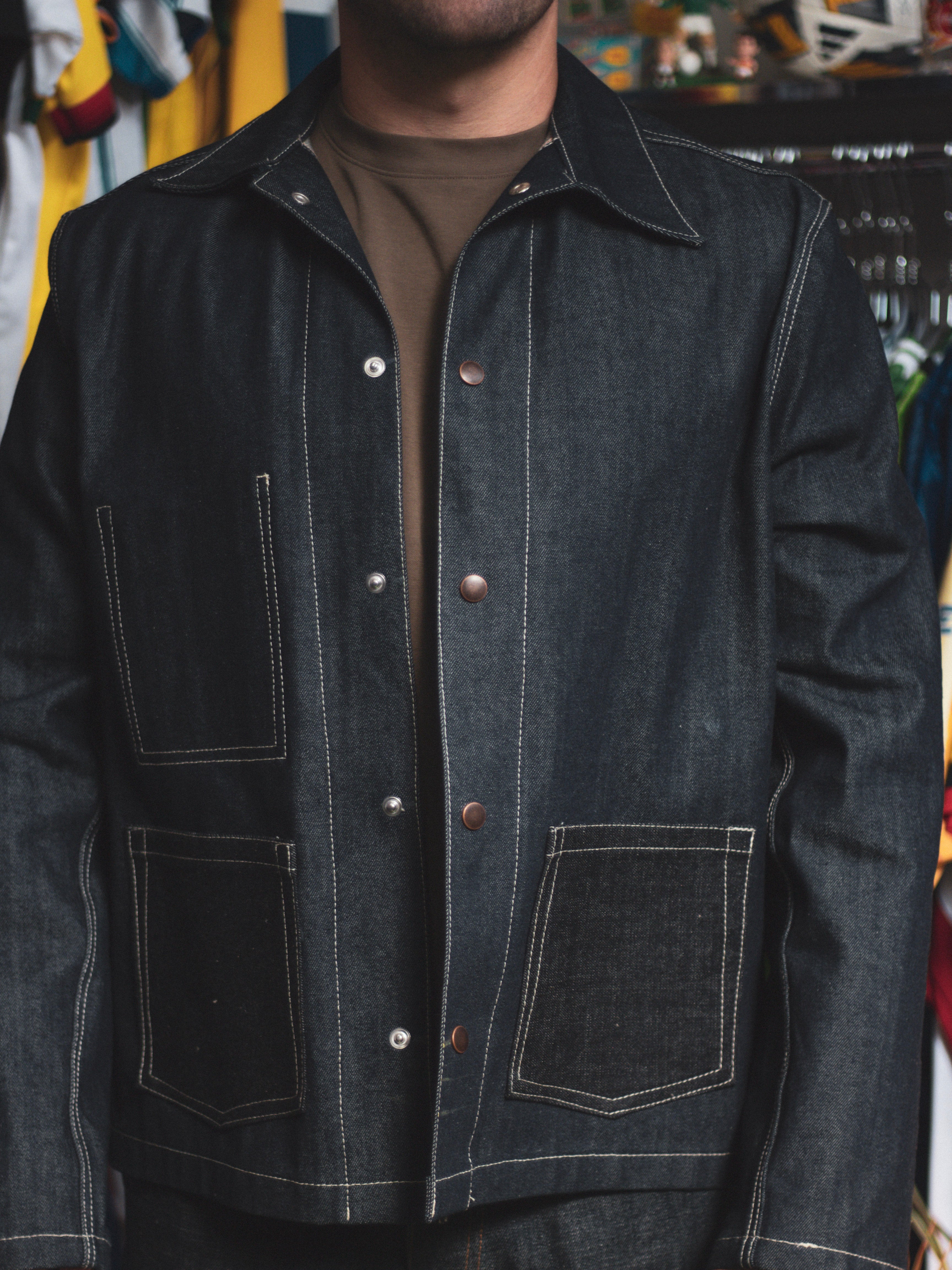 15oz Japanese Selvedge Denim Jacket - CDW x RS