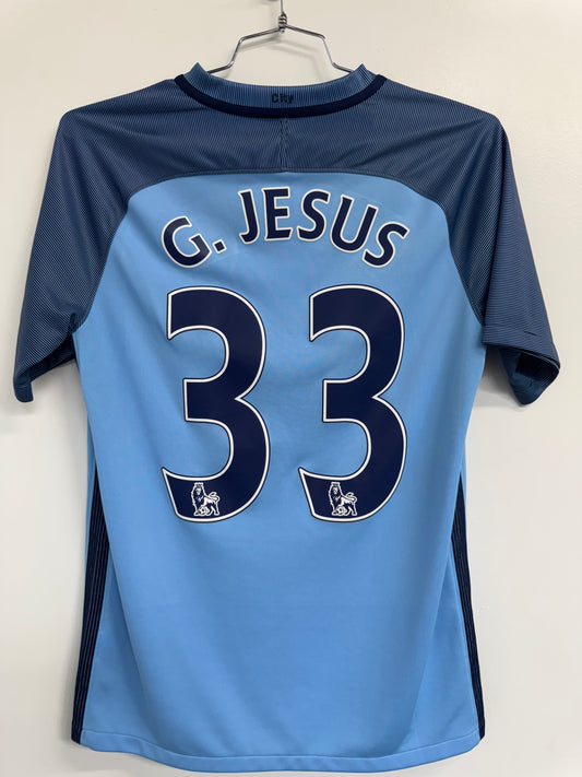 Manchester City 2016 Jesus #33 Home - S