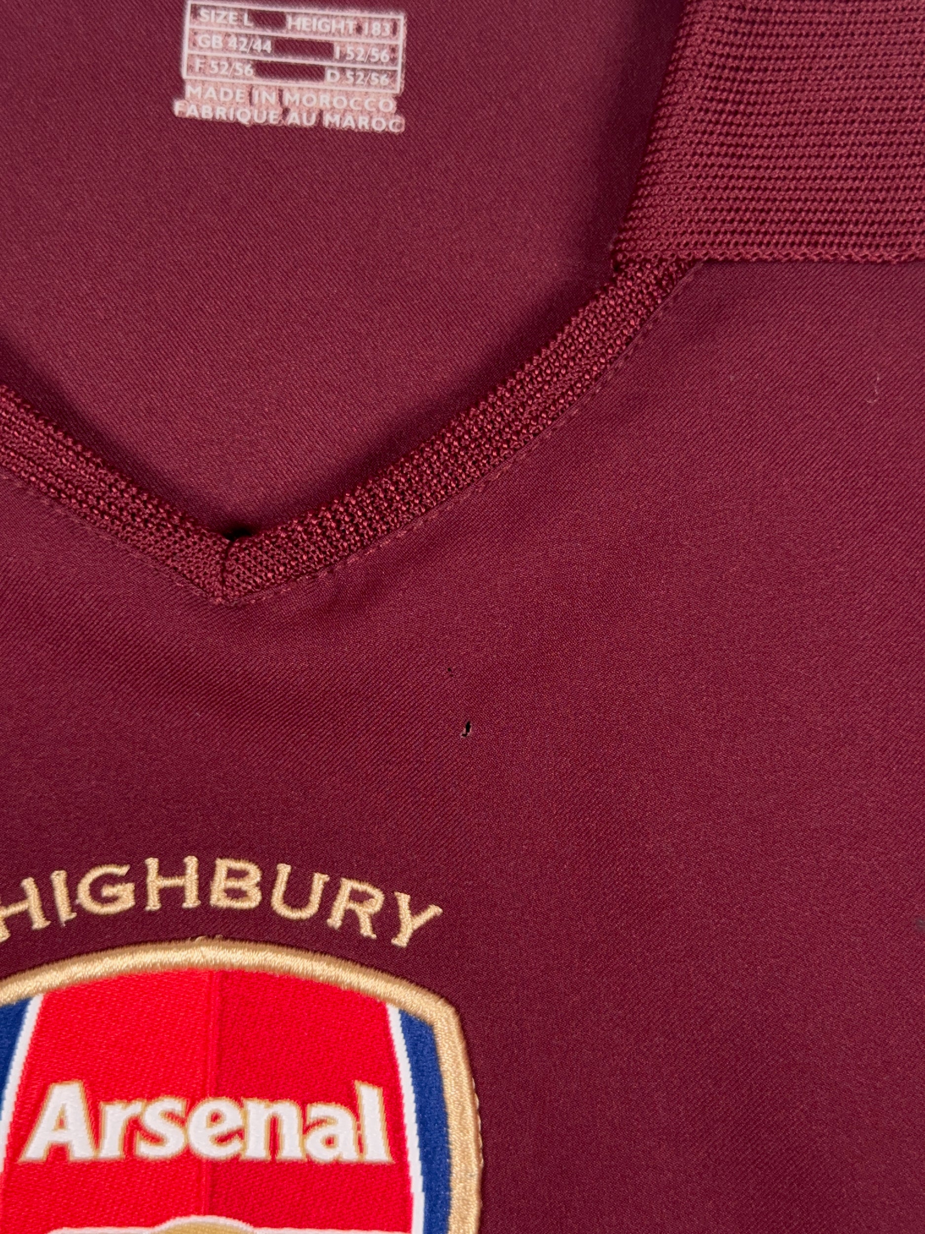 Arsenal 2005/06 Thierry Henry #14 Home Longsleeve Shirt - L