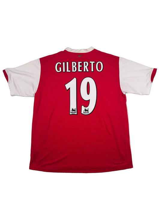 Arsenal 2006/07 Gilberto Silva #19 Home Shirt - XL