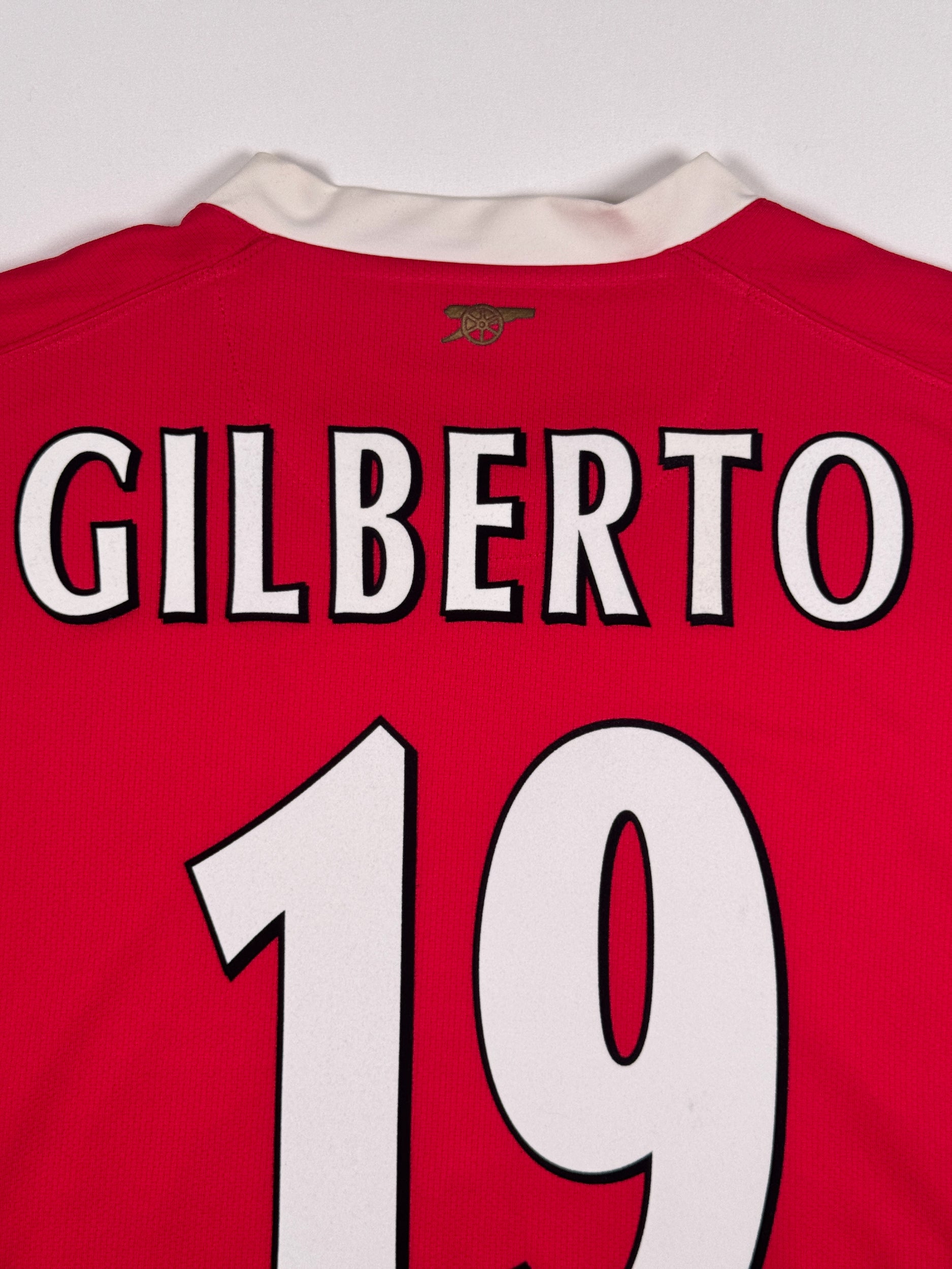 Arsenal 2006/07 Gilberto Silva #19 Home Shirt - XL