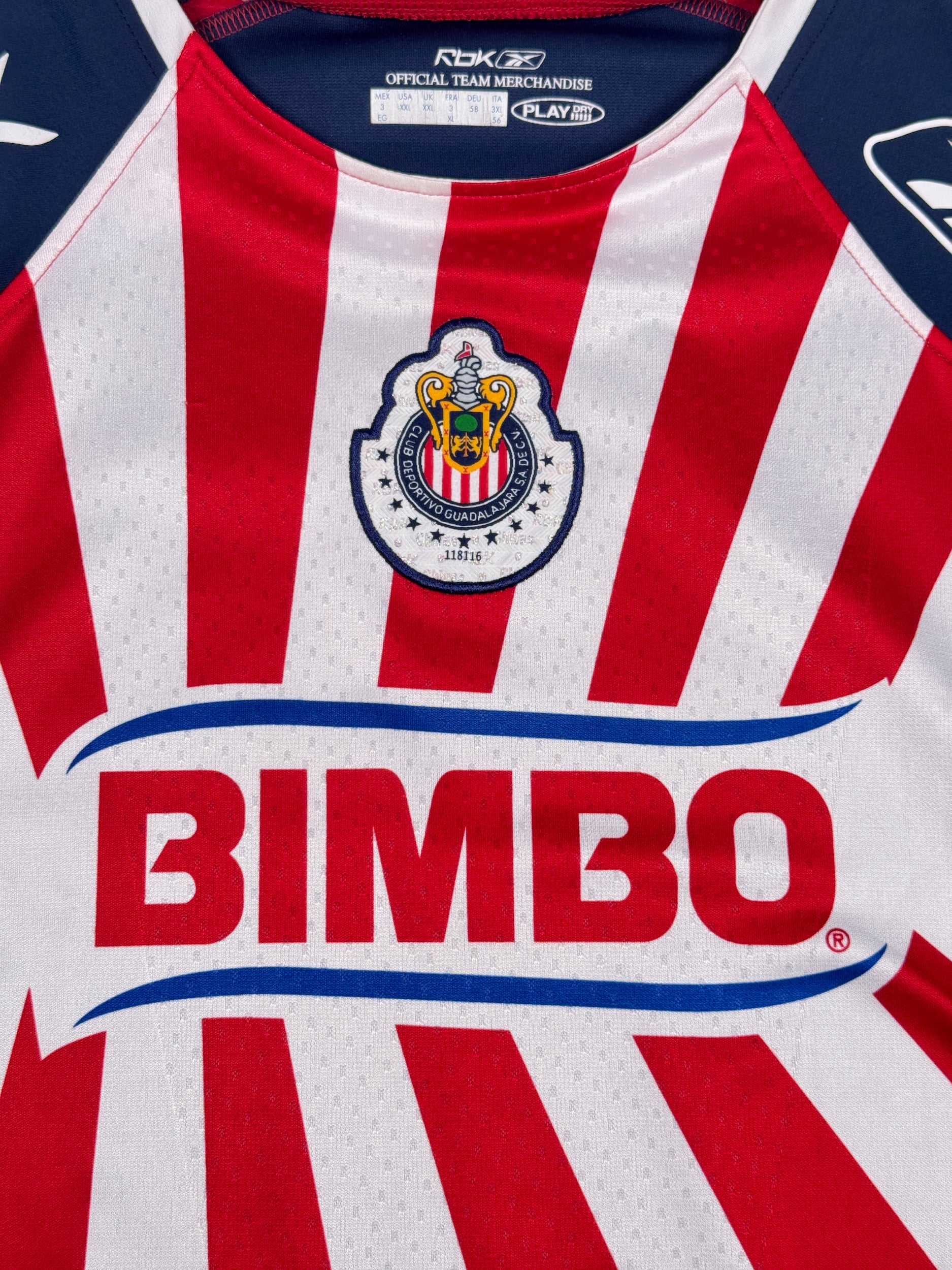 Chivas Guadalajara 2008/09 Home Longsleeve Shirt - XXL