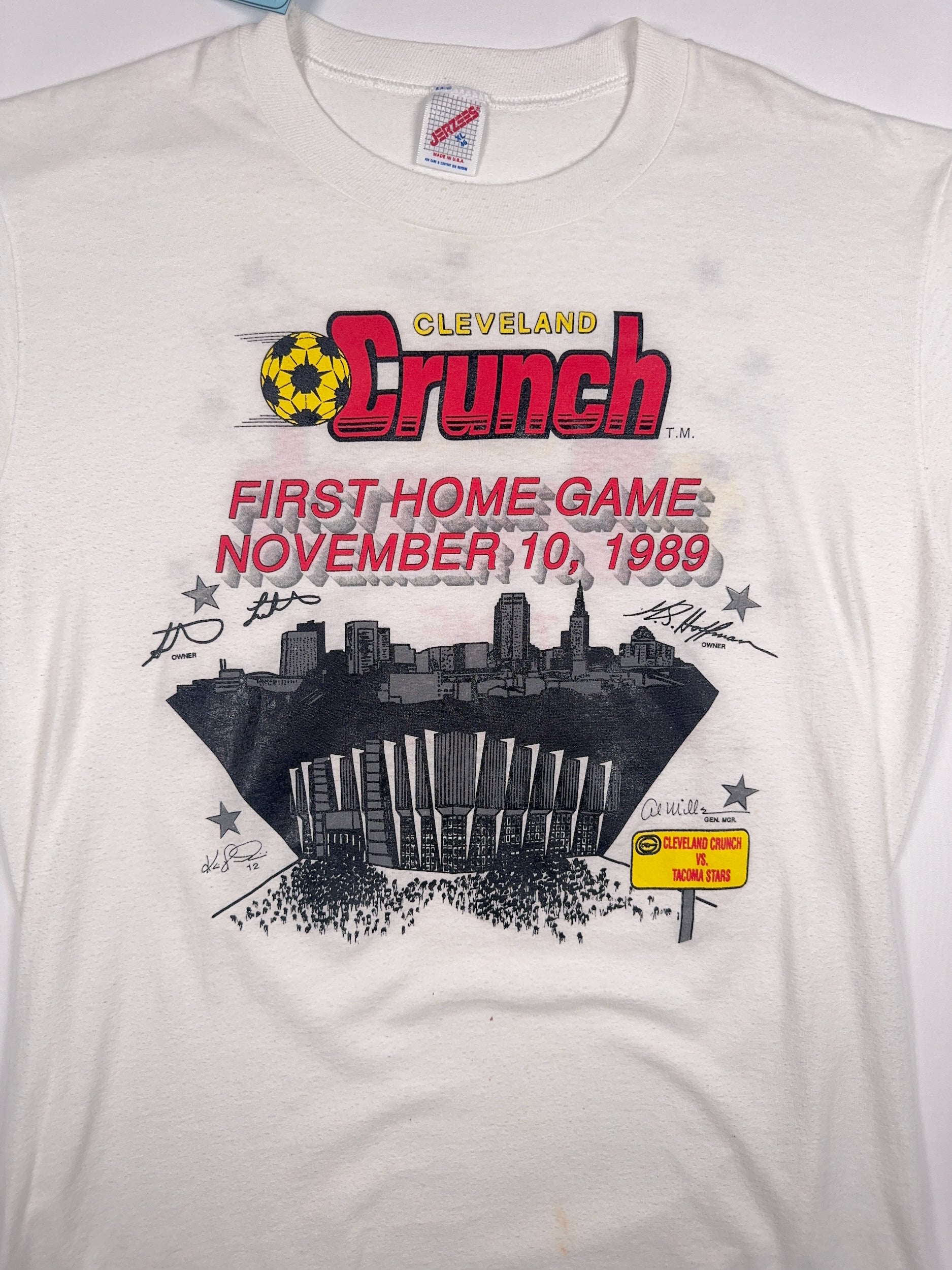 Cleveland Crunch 1989/90 Season Opener T-Shirt - XL (Fits M)