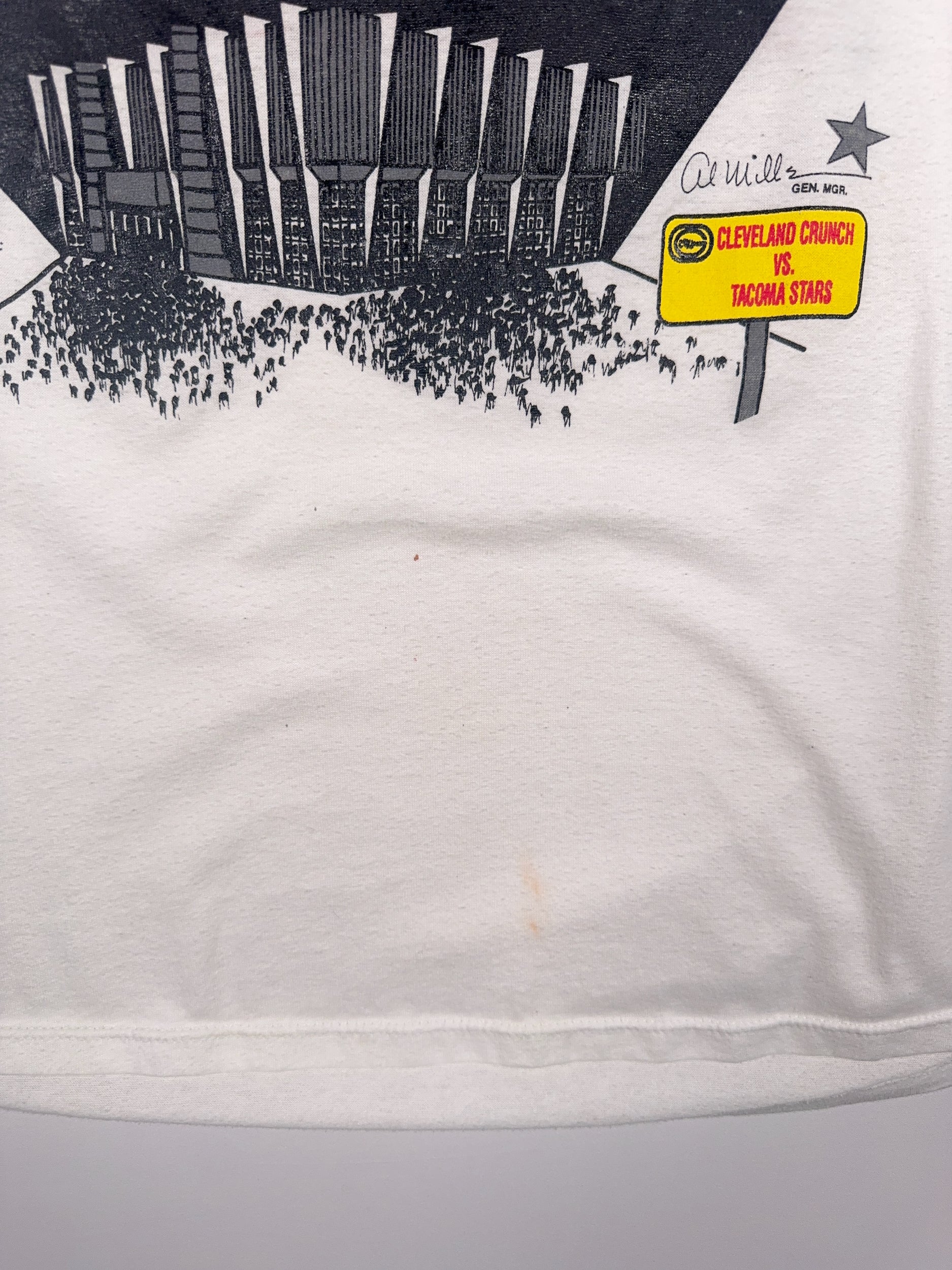 Cleveland Crunch 1989/90 Season Opener T-Shirt - XL (Fits M)