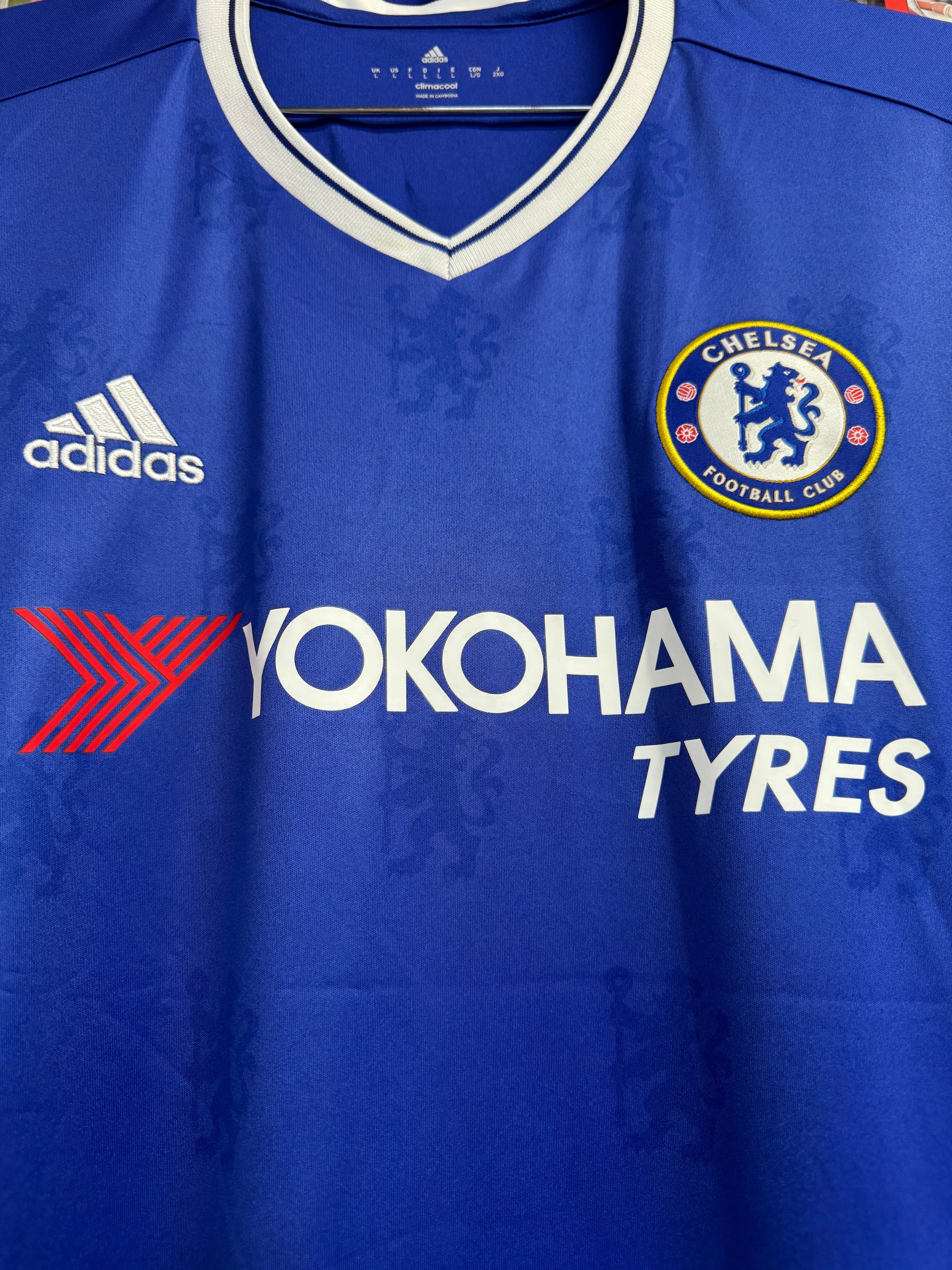 Chelsea 2016/17 Eden Hazard #10 Home Shirt | Retro Screamers