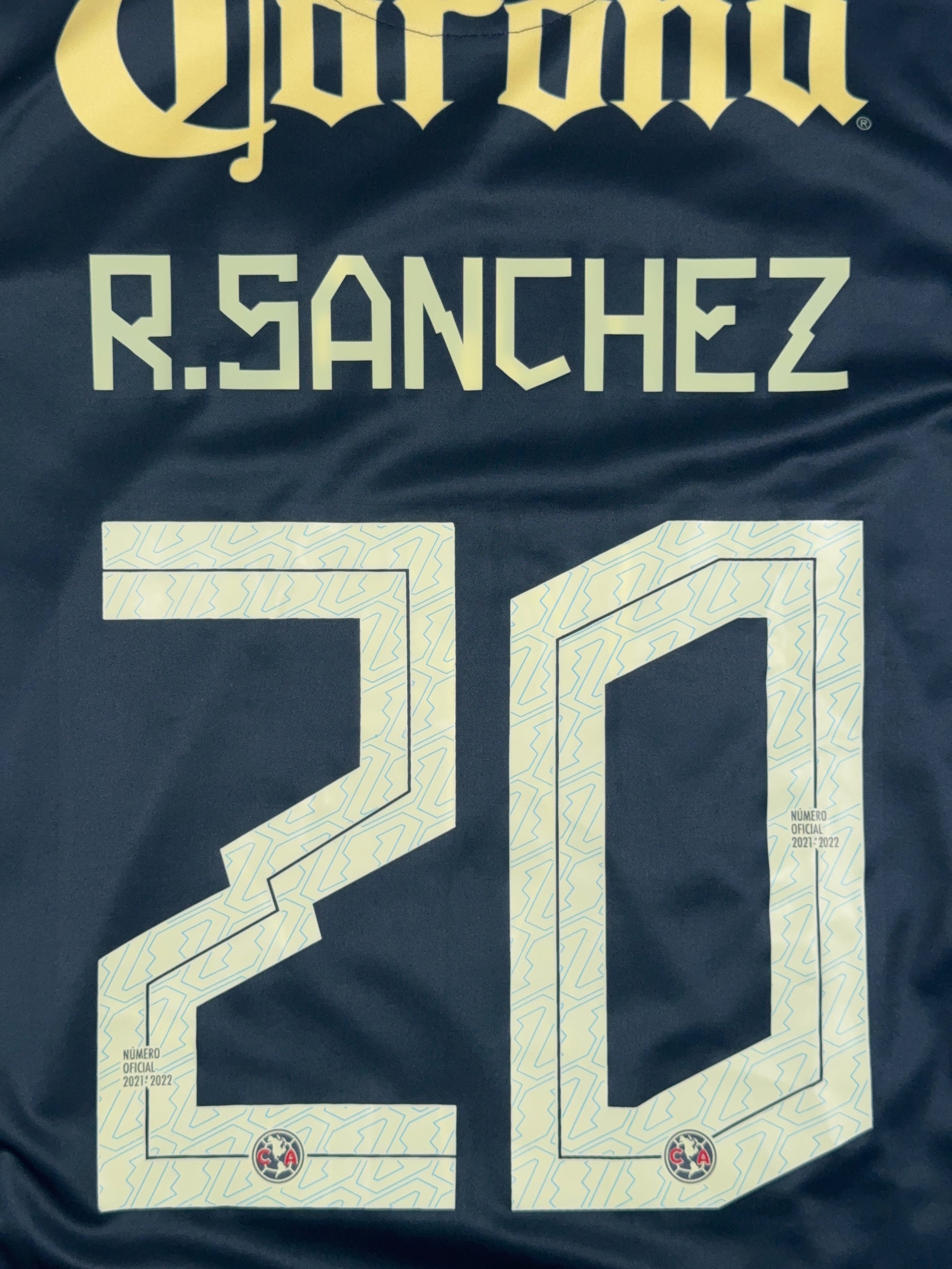 Club America 2021/22 Richard Sanchez #20 Away Shirt - M