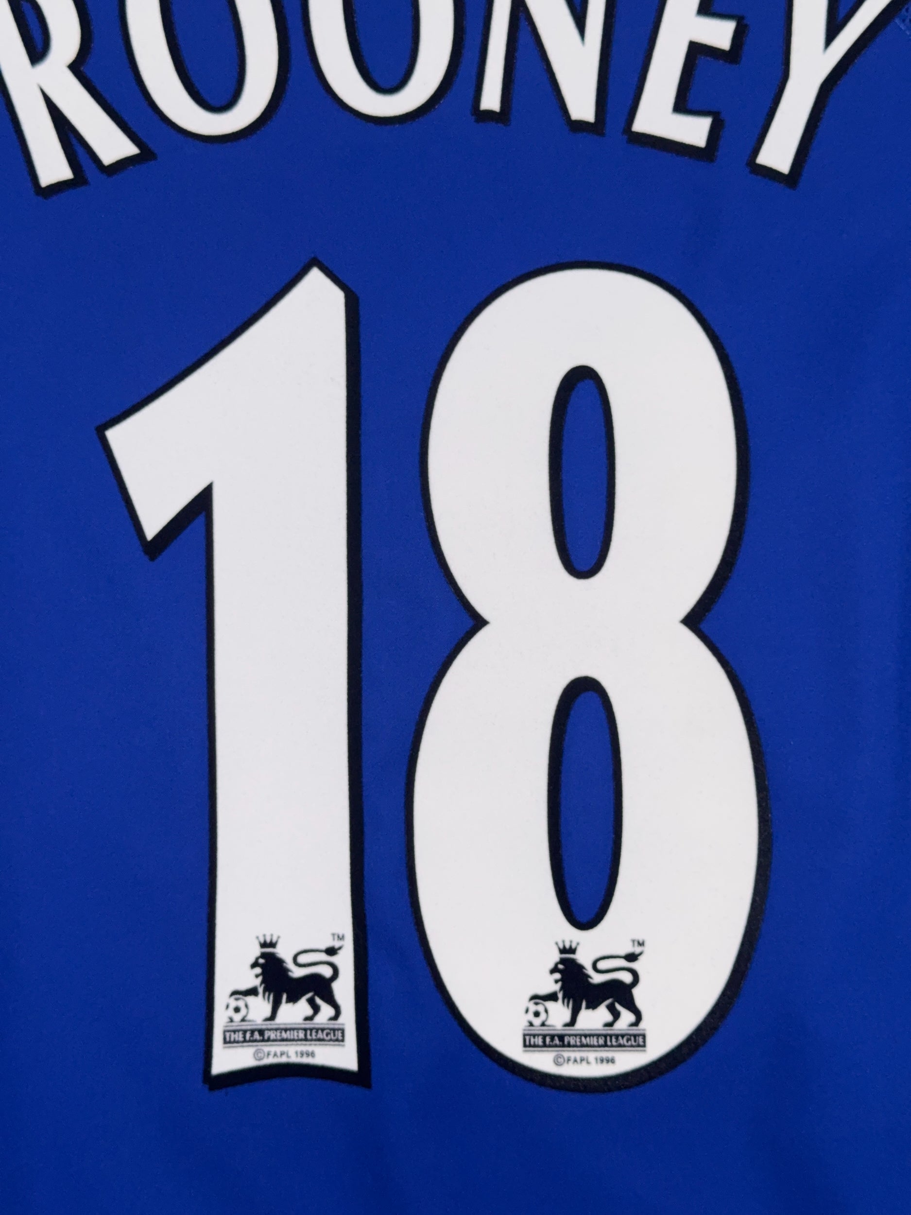 Everton 2002/03 Wayne Rooney #18 Home Shirt - XL